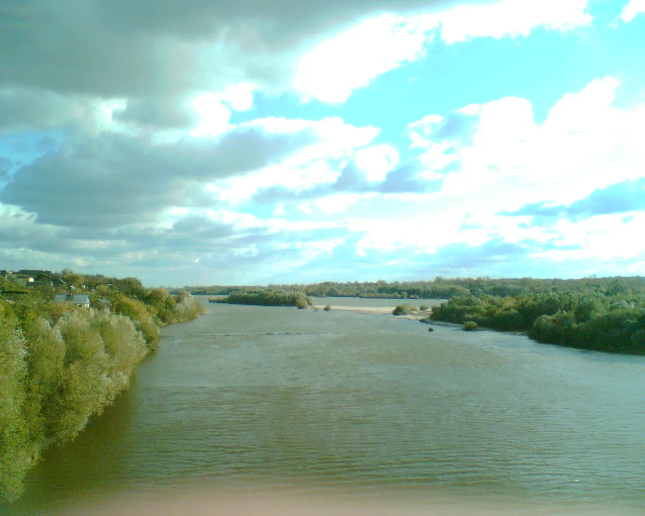 Photo showing: Wisła - widok w kier. na południe