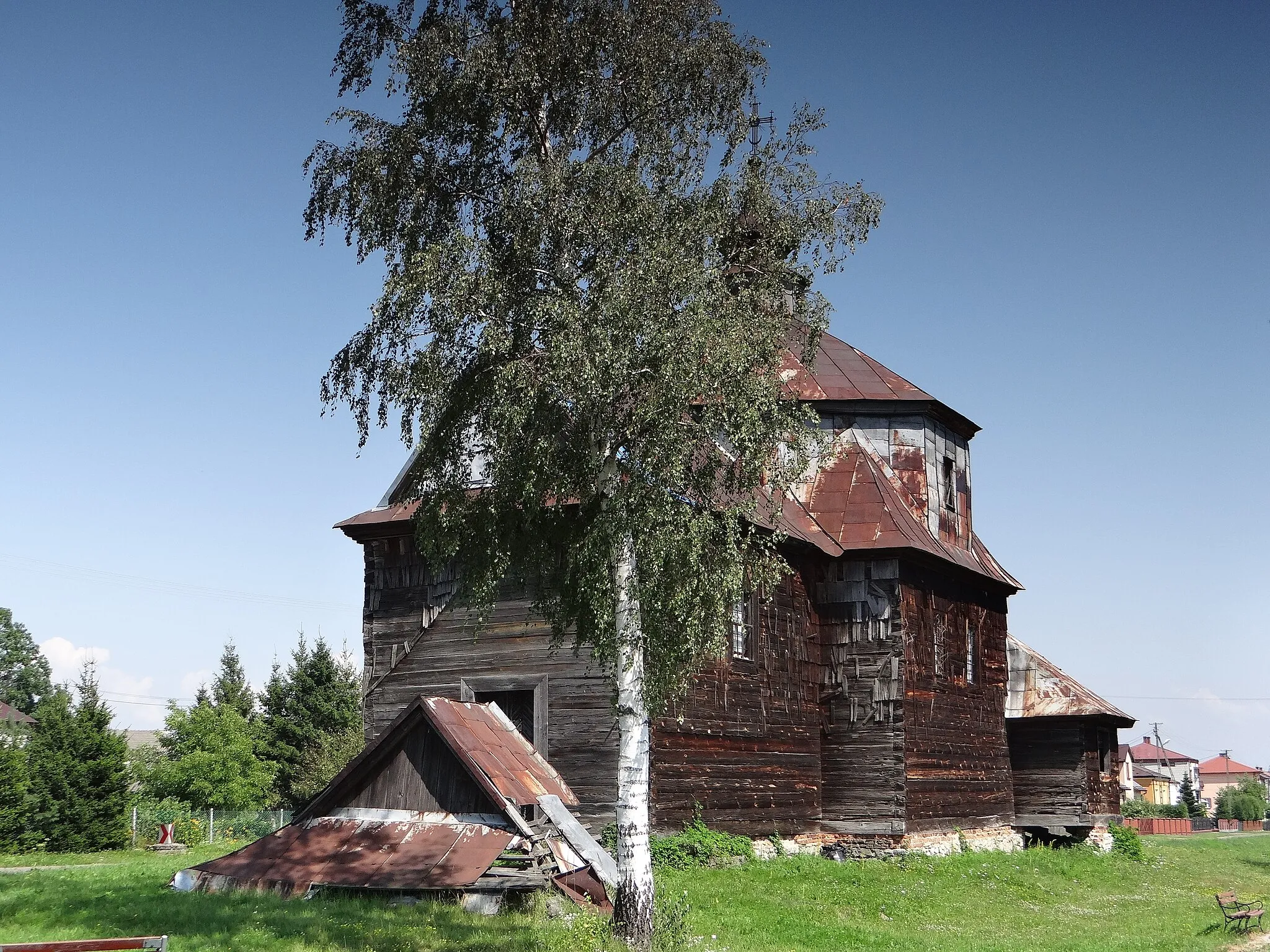 Photo showing: Kostel sv. Demetera v obci Cewków, Polsko