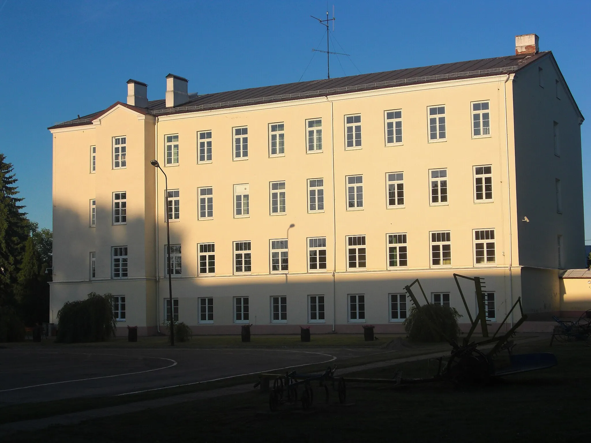 Photo showing: Building of agricultural school