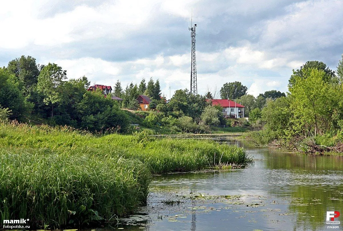 Photo showing: Rozlewiska czyli dawne koryto Bugu. Raj dla wędkarzy podobno. W oddali widać placówkę SG