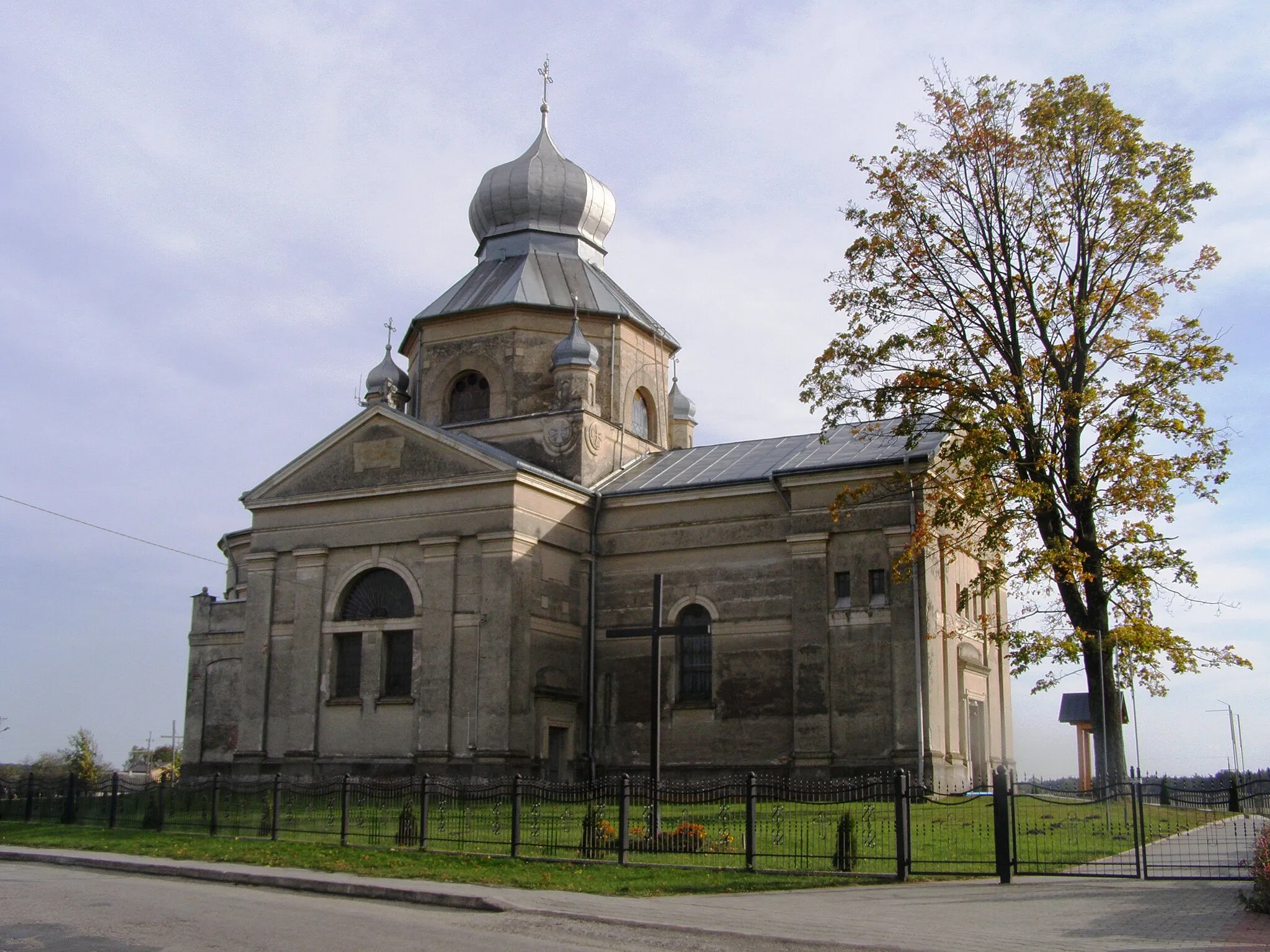 Photo showing: Żurawce - dawna cerkiew greckokatolicka, obecnie kościół rzymskokatolicki pw. Podwyższenia Krzyża Świętego, 1912 (zabytek nr rejestr. A/867 z 3.07.2008)