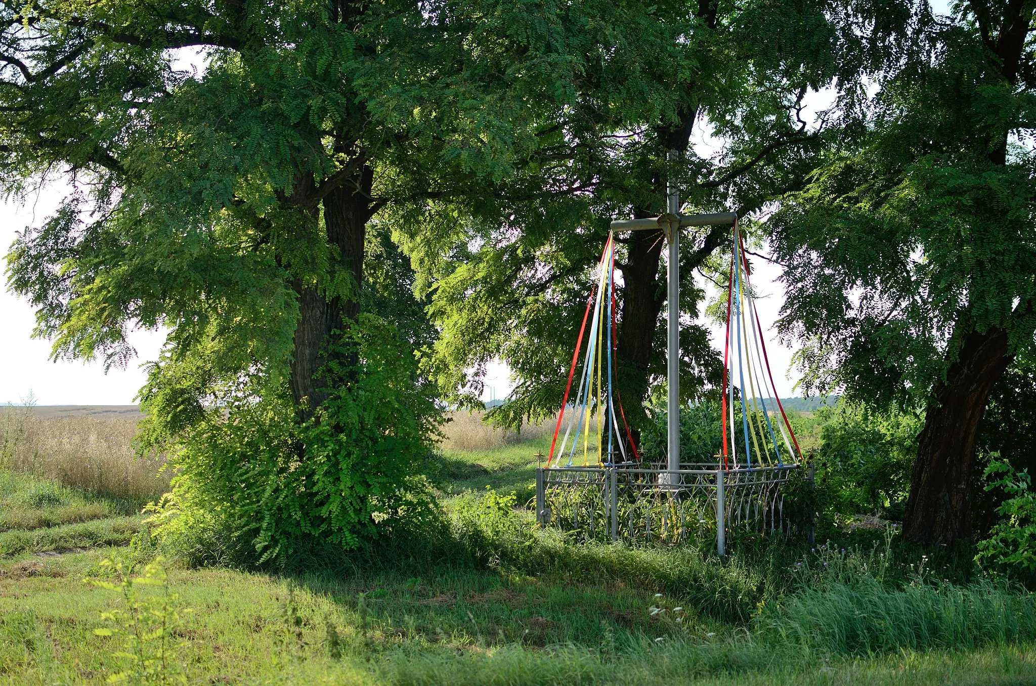 Photo showing: Leopoldów - krzyż