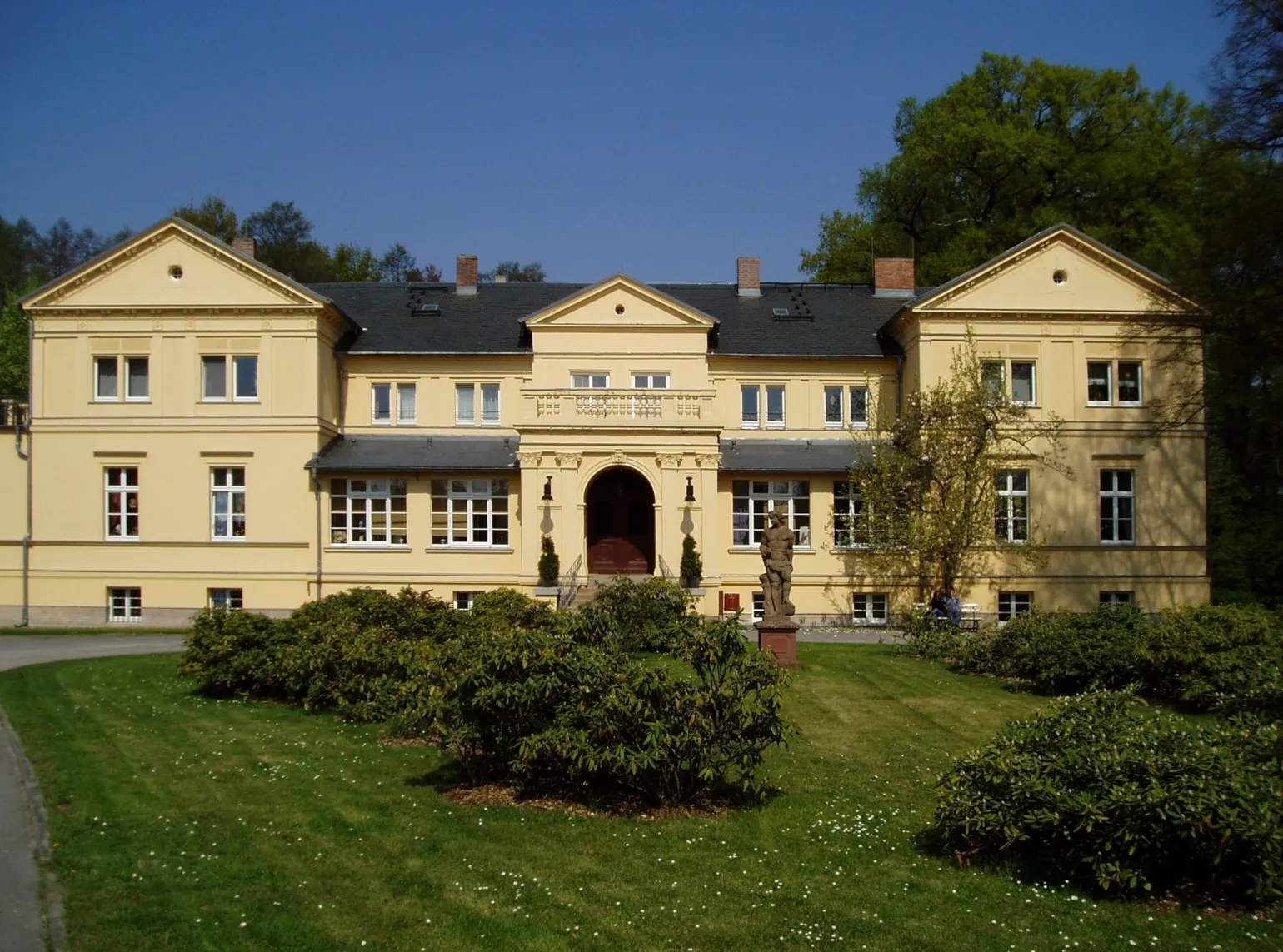 Photo showing: Mansion at Hornow, Lausitz, Germany