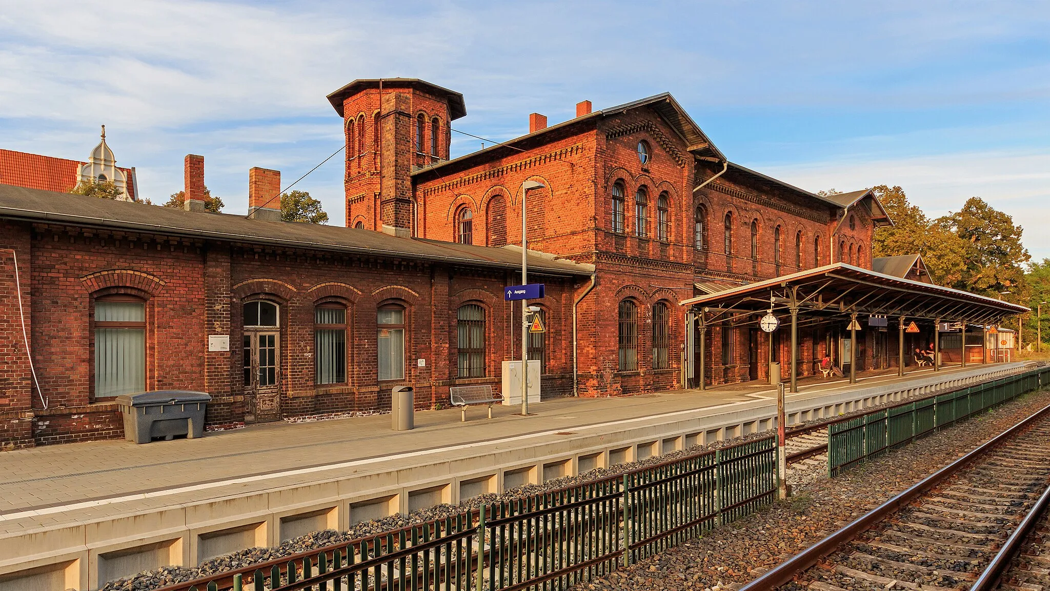 Photo showing: Railway station in Forst (Lausitz), Brandenburg, Germany