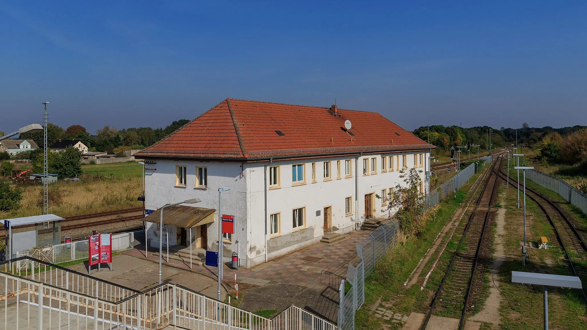 Photo showing: Küstrin-Kietz railway station near Germany-Poland border
