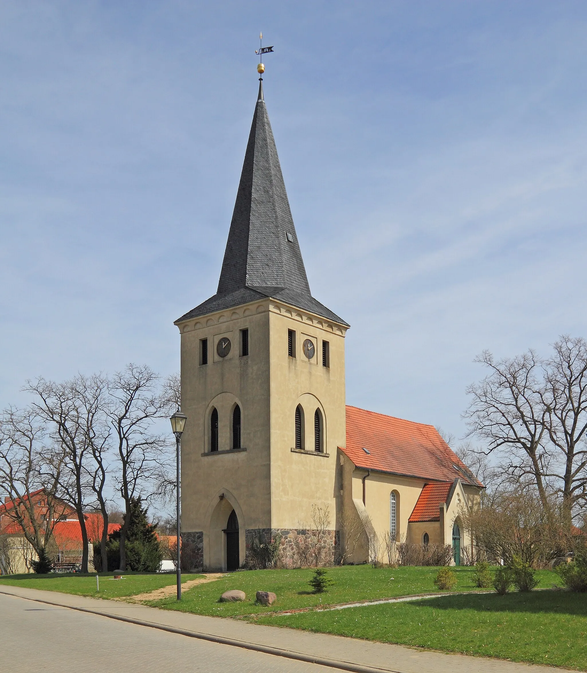 Photo showing: Village church in Madlitz-Wilmersdorf, Brandenburg, Germany