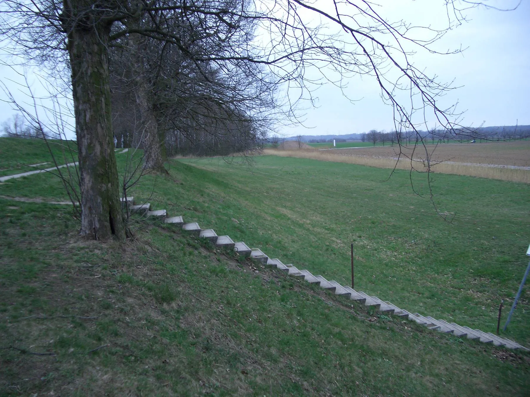 Photo showing: Diplomatentreppe vor dem Deichneubau