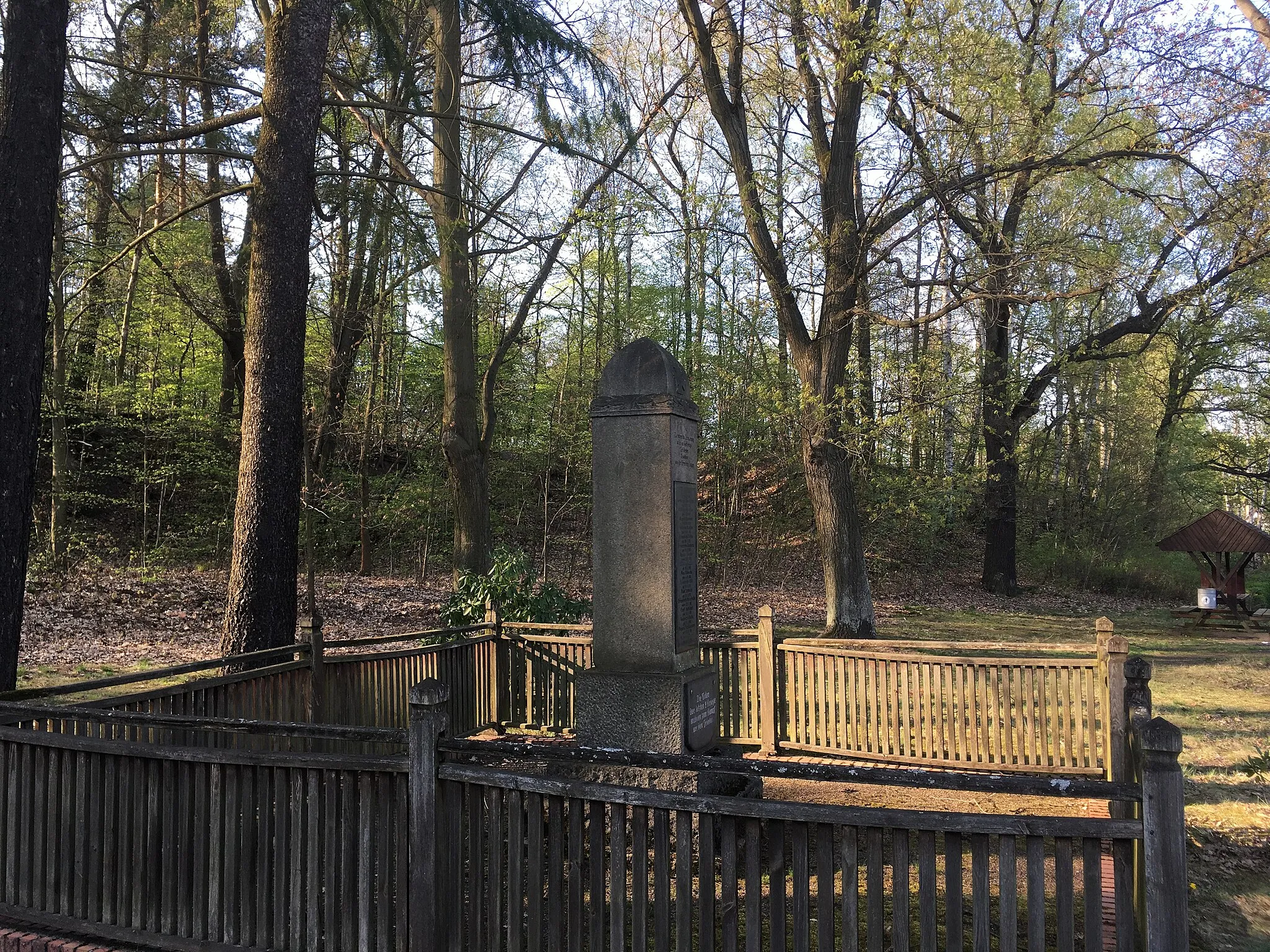 Photo showing: Memorial to the fallen soldiers of World War I in Sagar; erected after 1918, important of local history