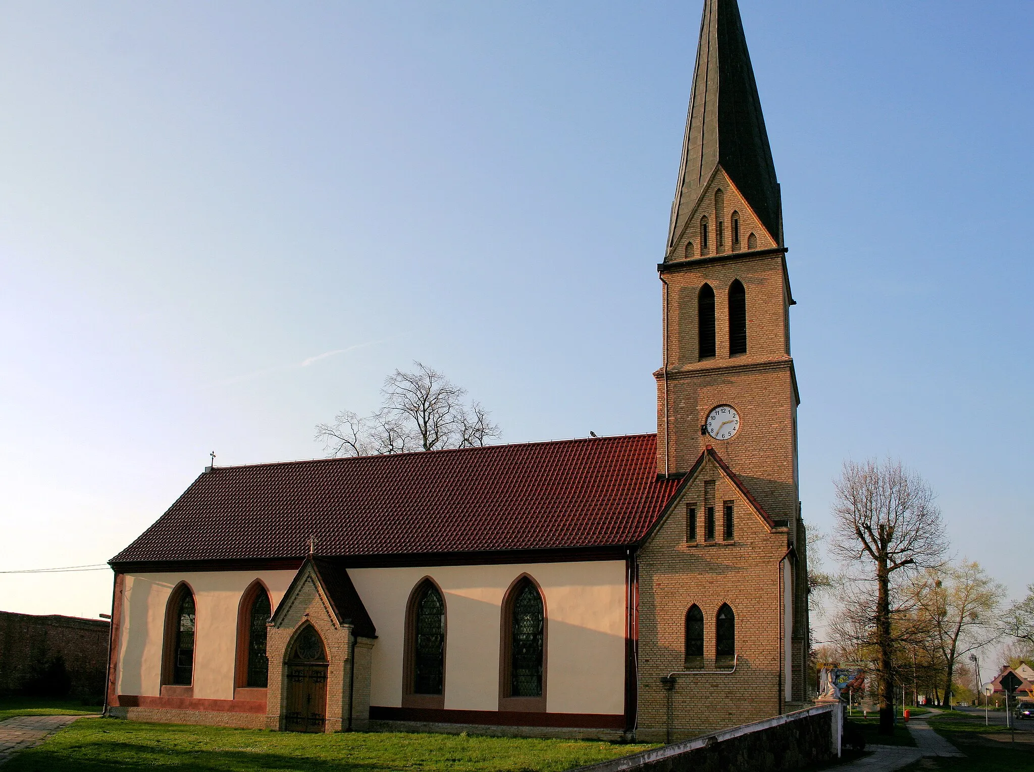 Photo showing: Church in Sarbinowo (West Pomerania)