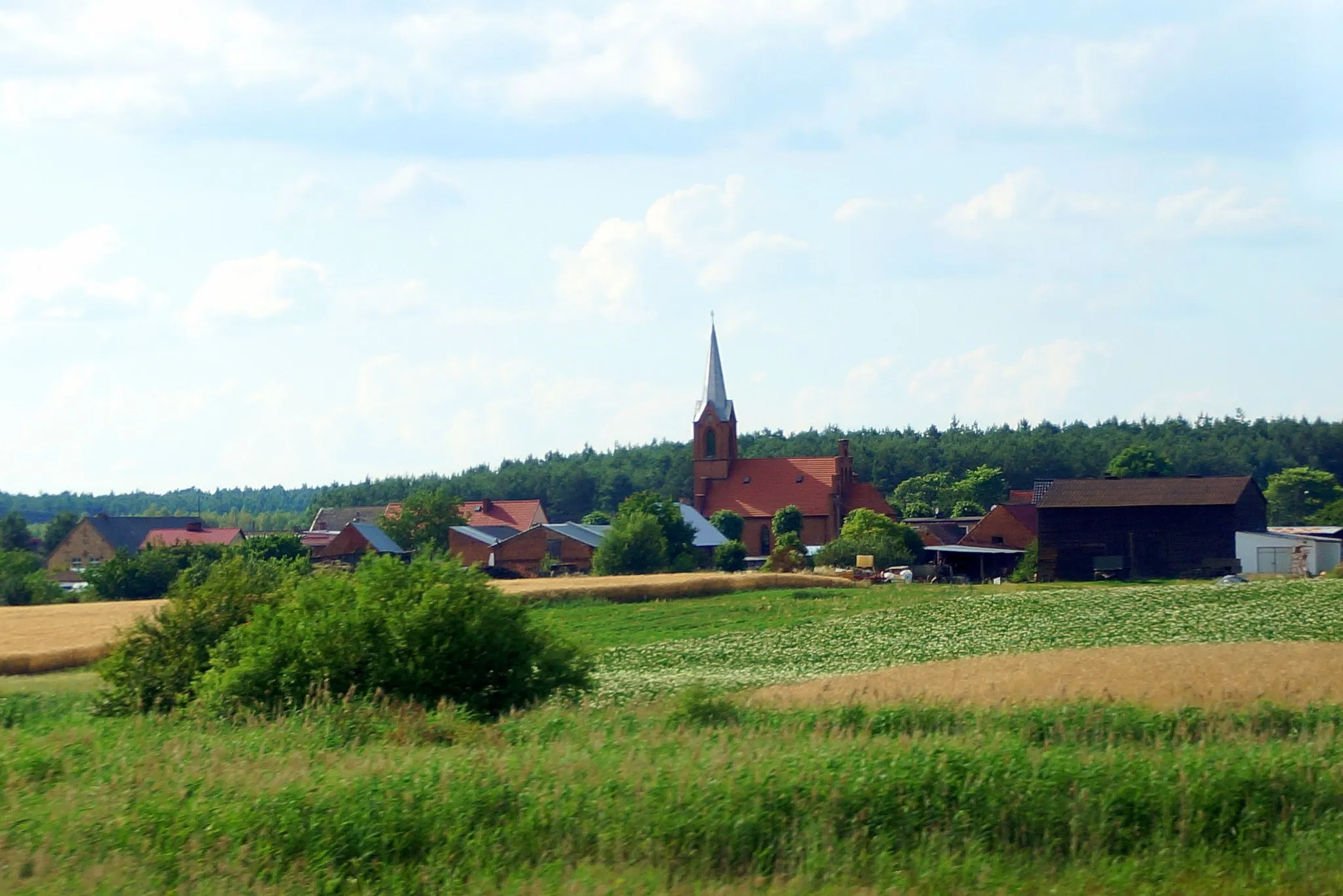 Photo showing: Popowo, wieś w gminie Bledzew w woj. lubuskim.