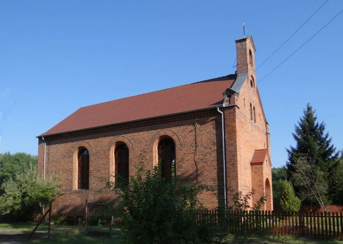 Photo showing: Debrznica. Kościół Macierzyństwa NMP 1853