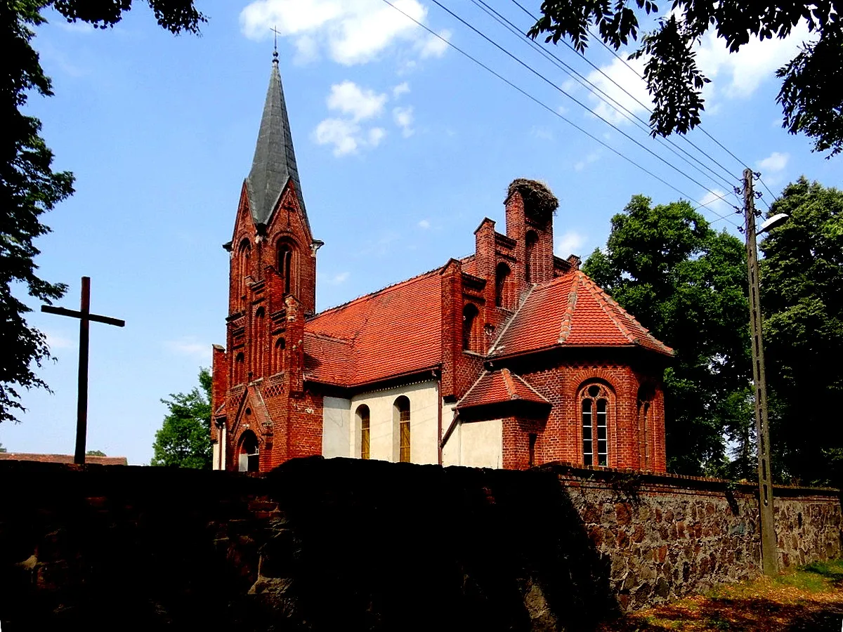 Photo showing: Serbów. Kościół MB Królowej Polski   (XIV w?) przebudowa pocz XX w.