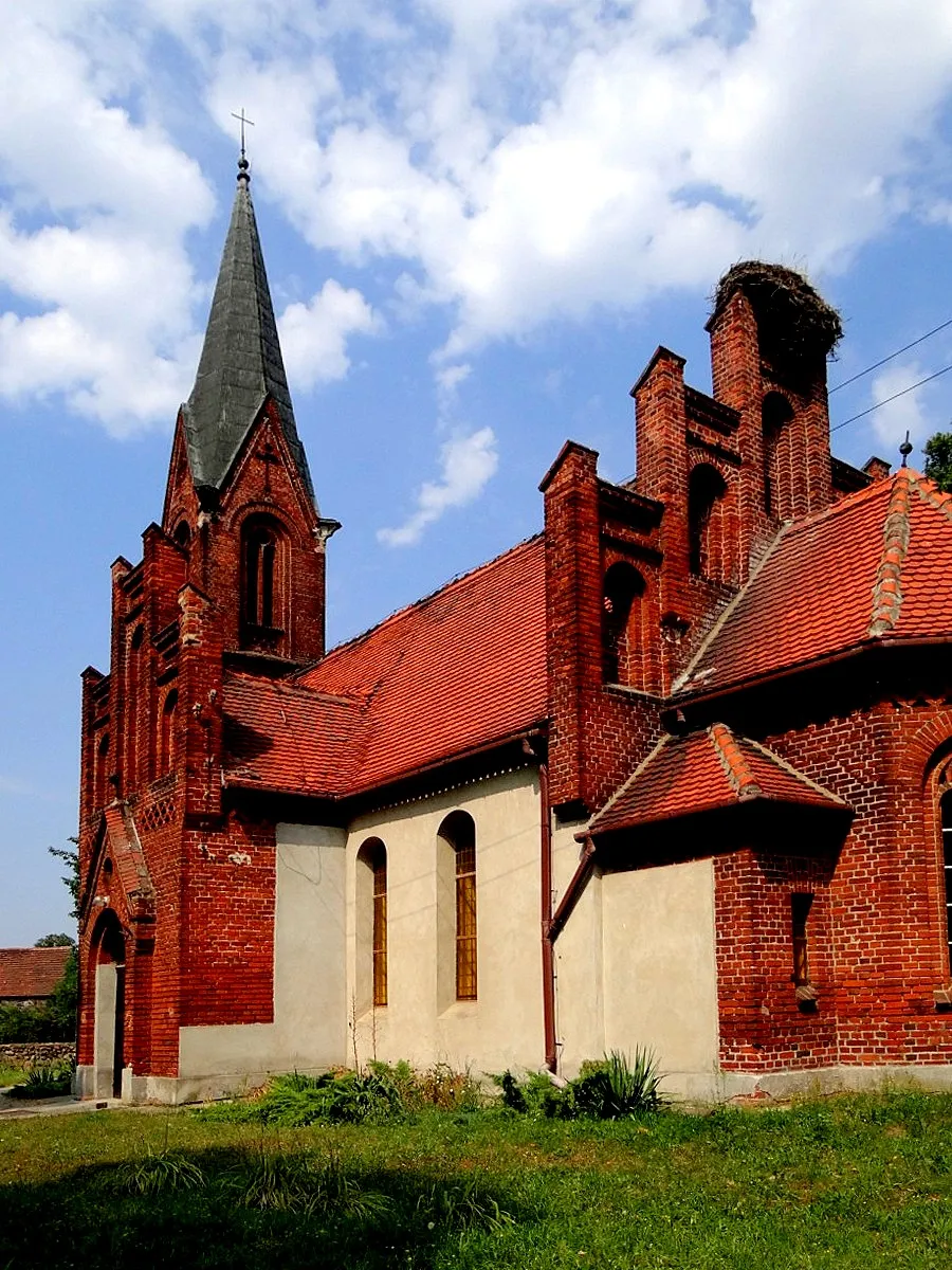 Photo showing: Serbów. Kościół MB Królowej Polski   (XIV w?) przebudowa pocz XX w.