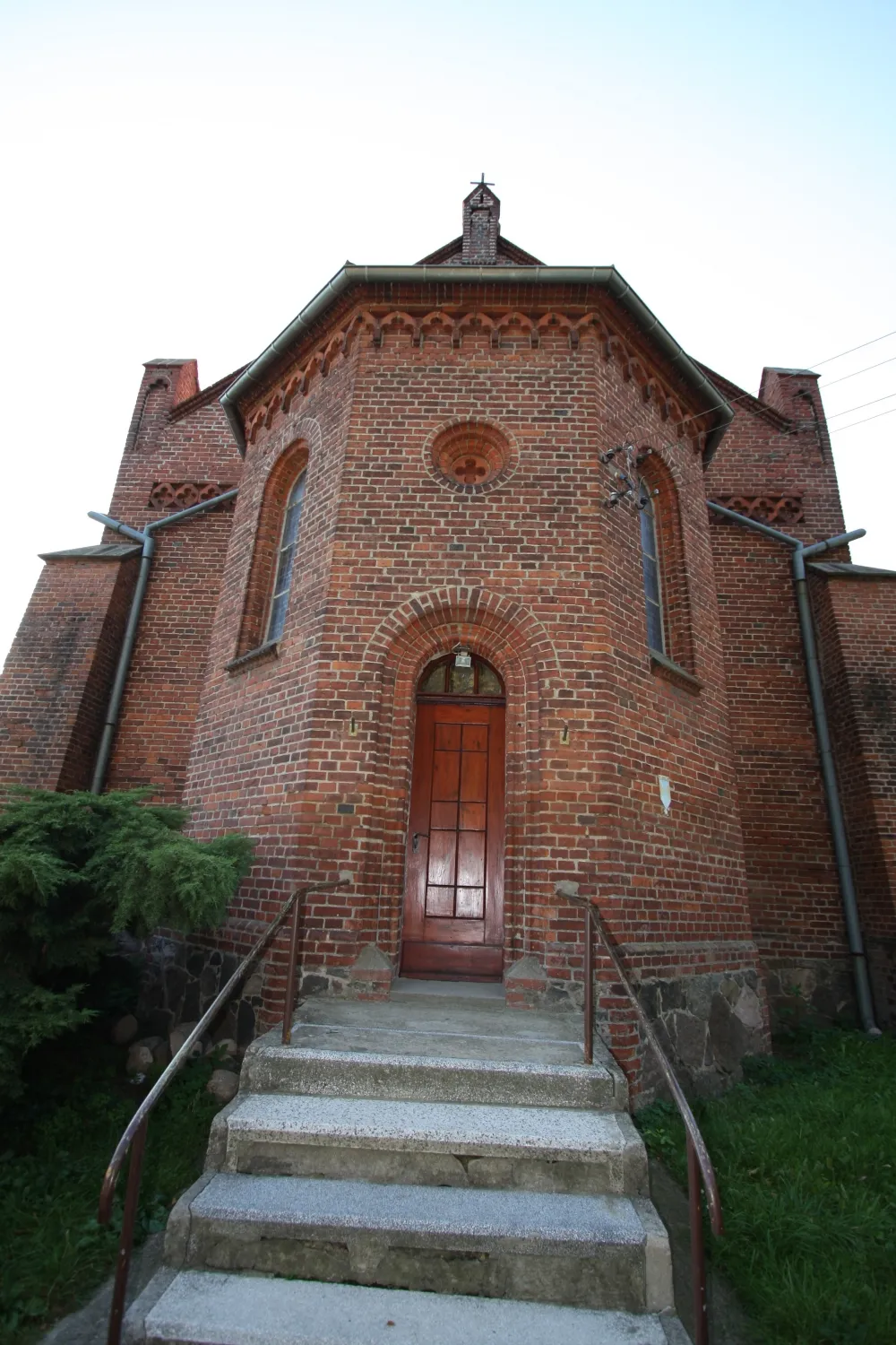 Photo showing: Rusinów, kościół ewangelicki, ob. rzym.-kat. fil. p.w. św. Wawrzyńca, mur., 1860