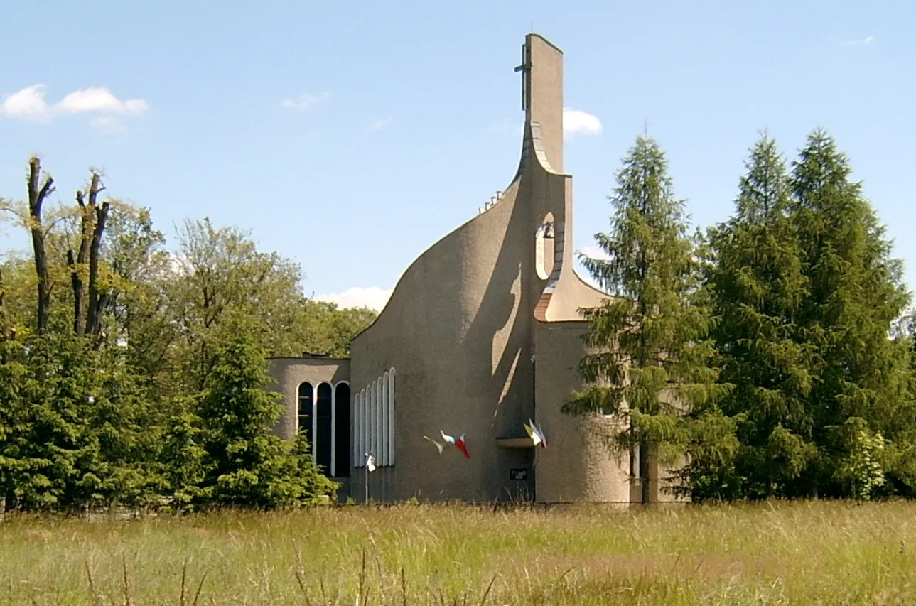 Photo showing: Church in Kunowice in Poland.