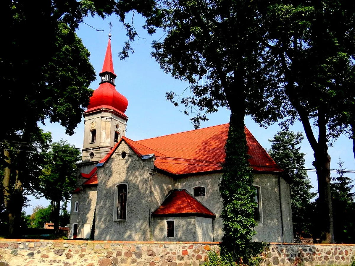 Photo showing: Długoszyn. Kościół MB Różańcowej 1733-36