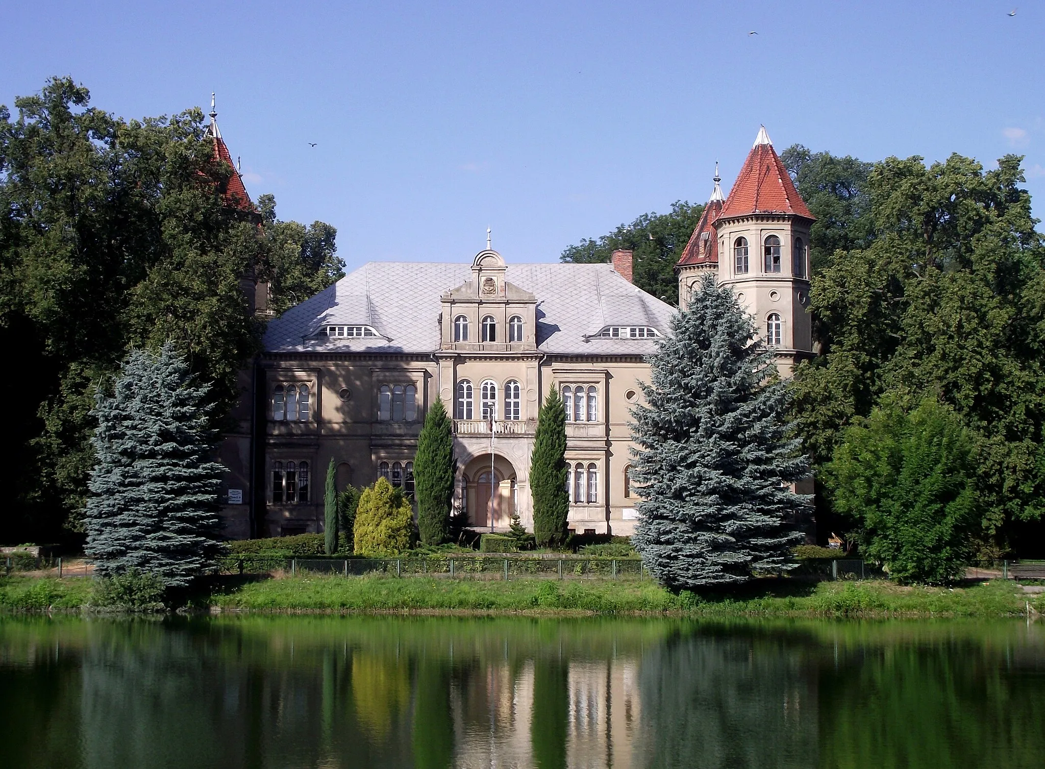 Photo showing: Dąbrówka Wielkopolska, pałac, 1856-1859