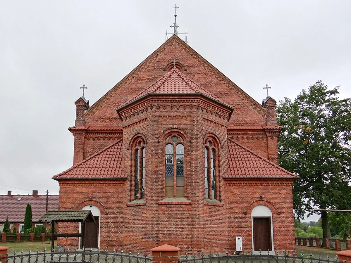 Photo showing: Złotnik - Dawny kościół staroluterański