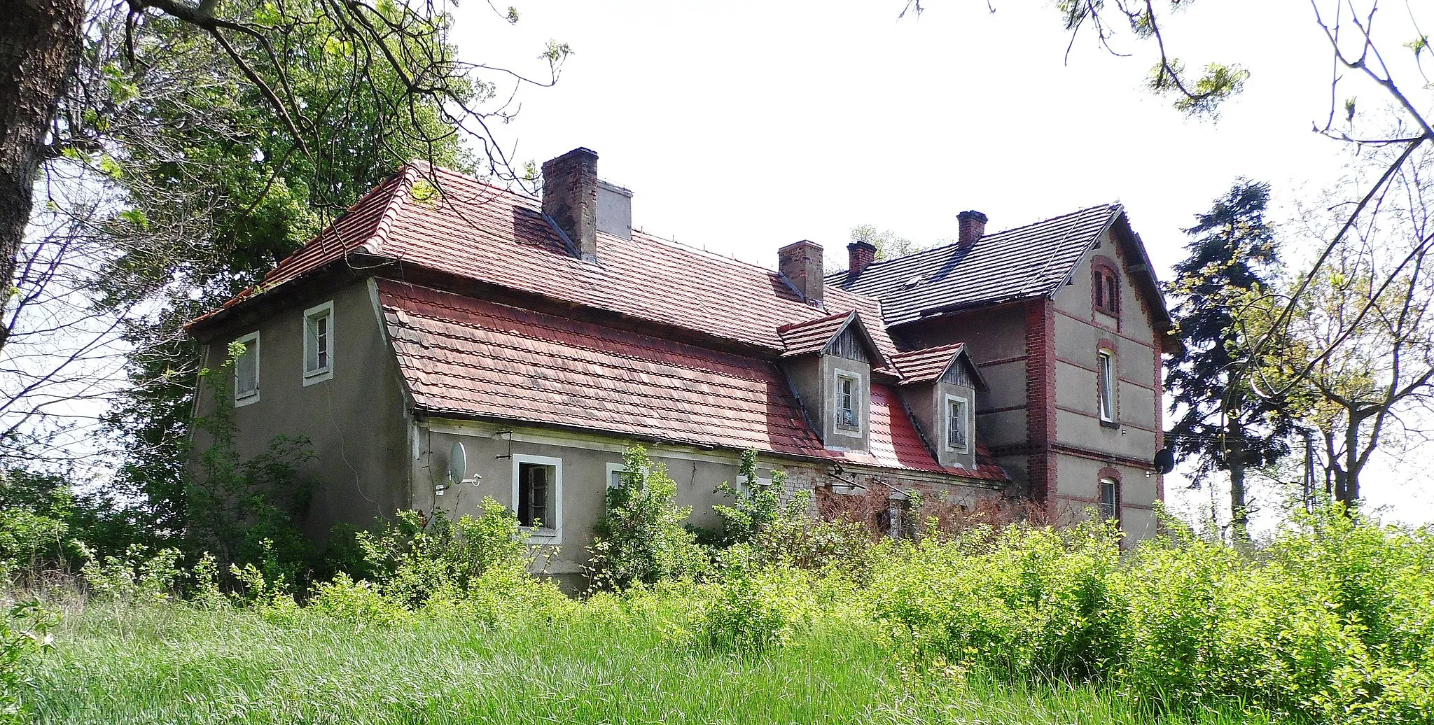 Photo showing: Mansion of the eighteenth century Waszkowo / area. Leszno / province. Greater Poland / Poland