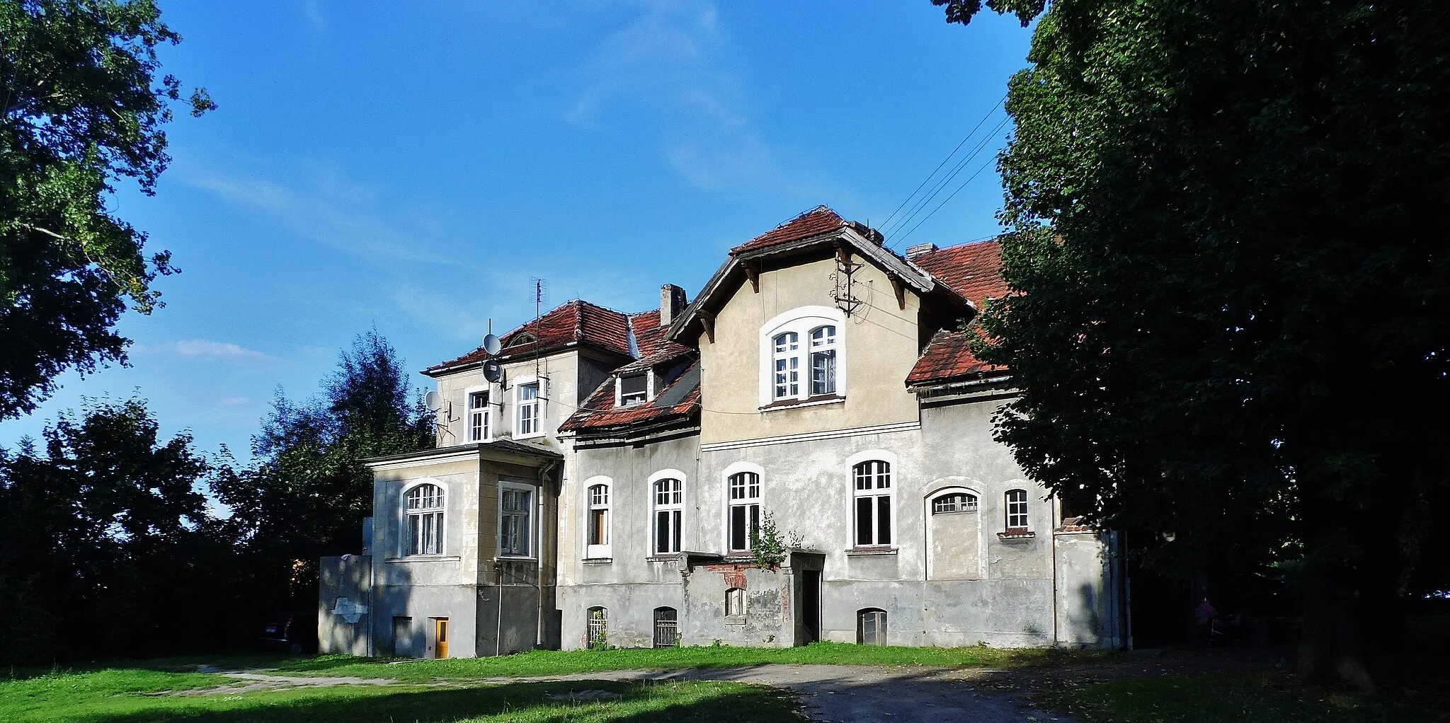 Photo showing: Manor of 1902 Strzyżewice / Leszno district / province. Greater Poland / Poland