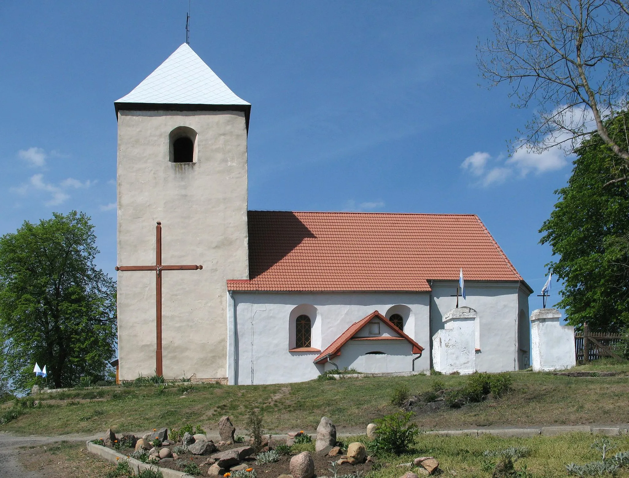 Photo showing: Saints Simon and Jude church in Letnica near Zielona Góra, Poland