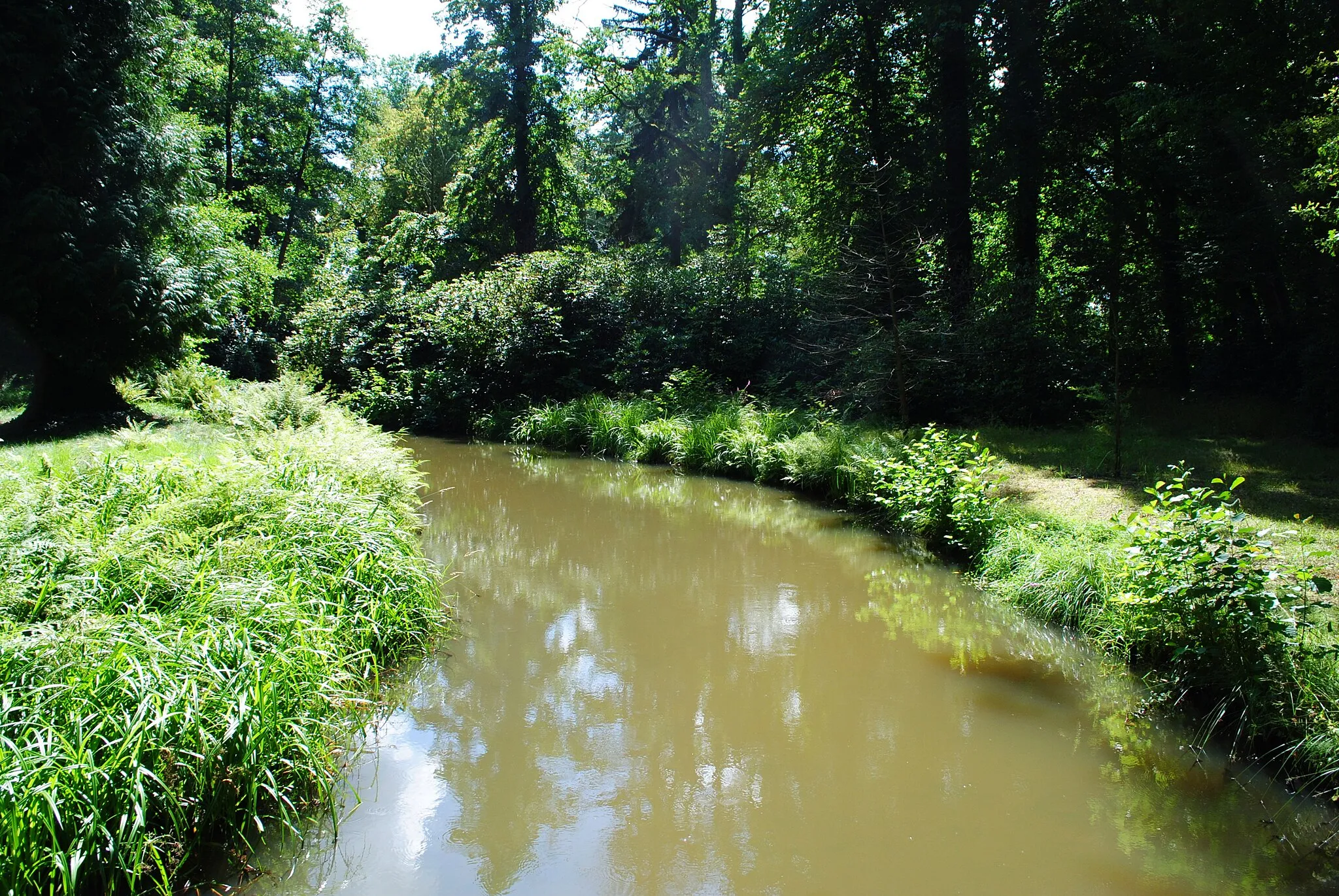 Photo showing: Iłowa (woj. lubuskie). Zespół pałacowo-parkowy w Iłowej. Czerna Mała