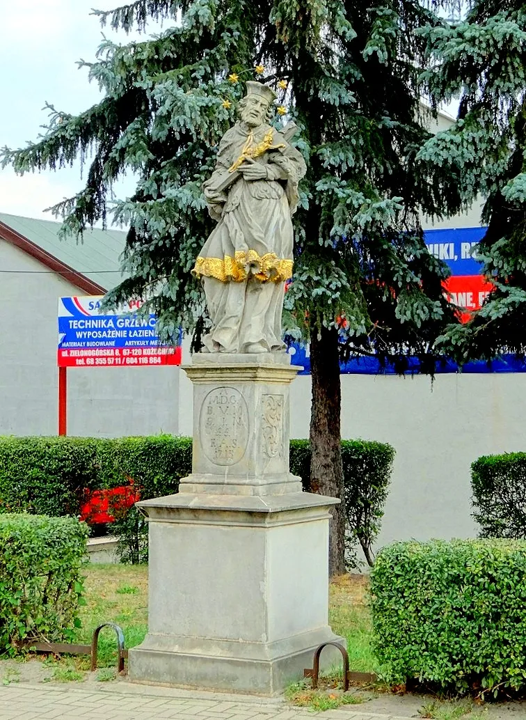 Photo showing: Kożuchów - Figura św. Jana Nepomucena (XVIII w.)