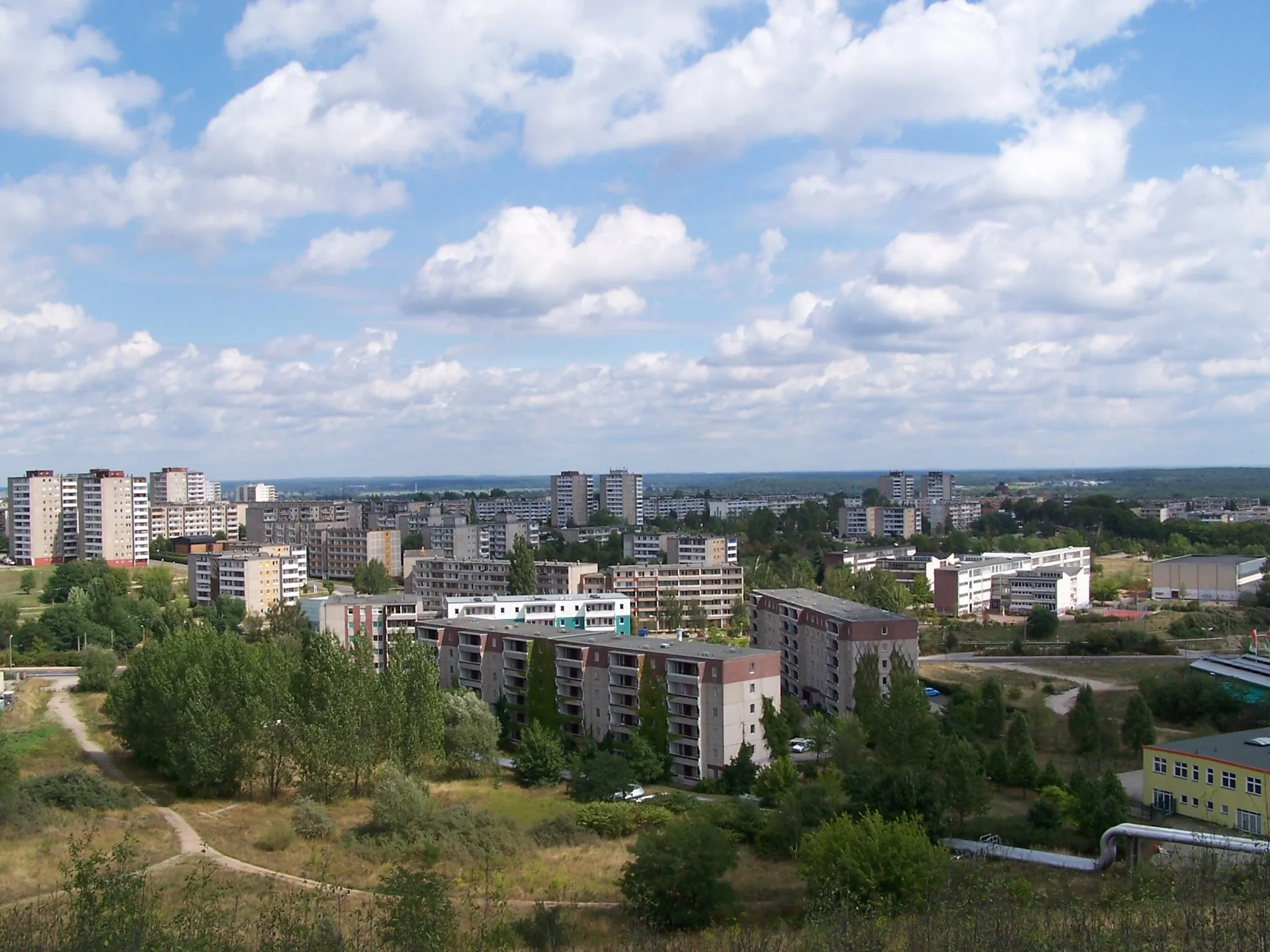 Photo showing: Frankfurt (ODer), Germany. View of Neuberesinchen borrough.