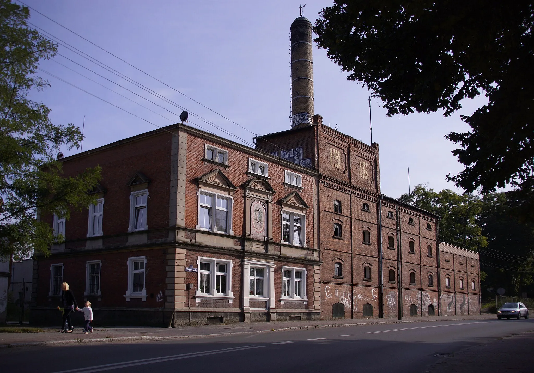 Photo showing: Nowa Sól, ul. Wrocławska 21 - browar, mur., 1880, 1896, 1904, 1916 (zabytek nr 2214 z 5.05.1976)