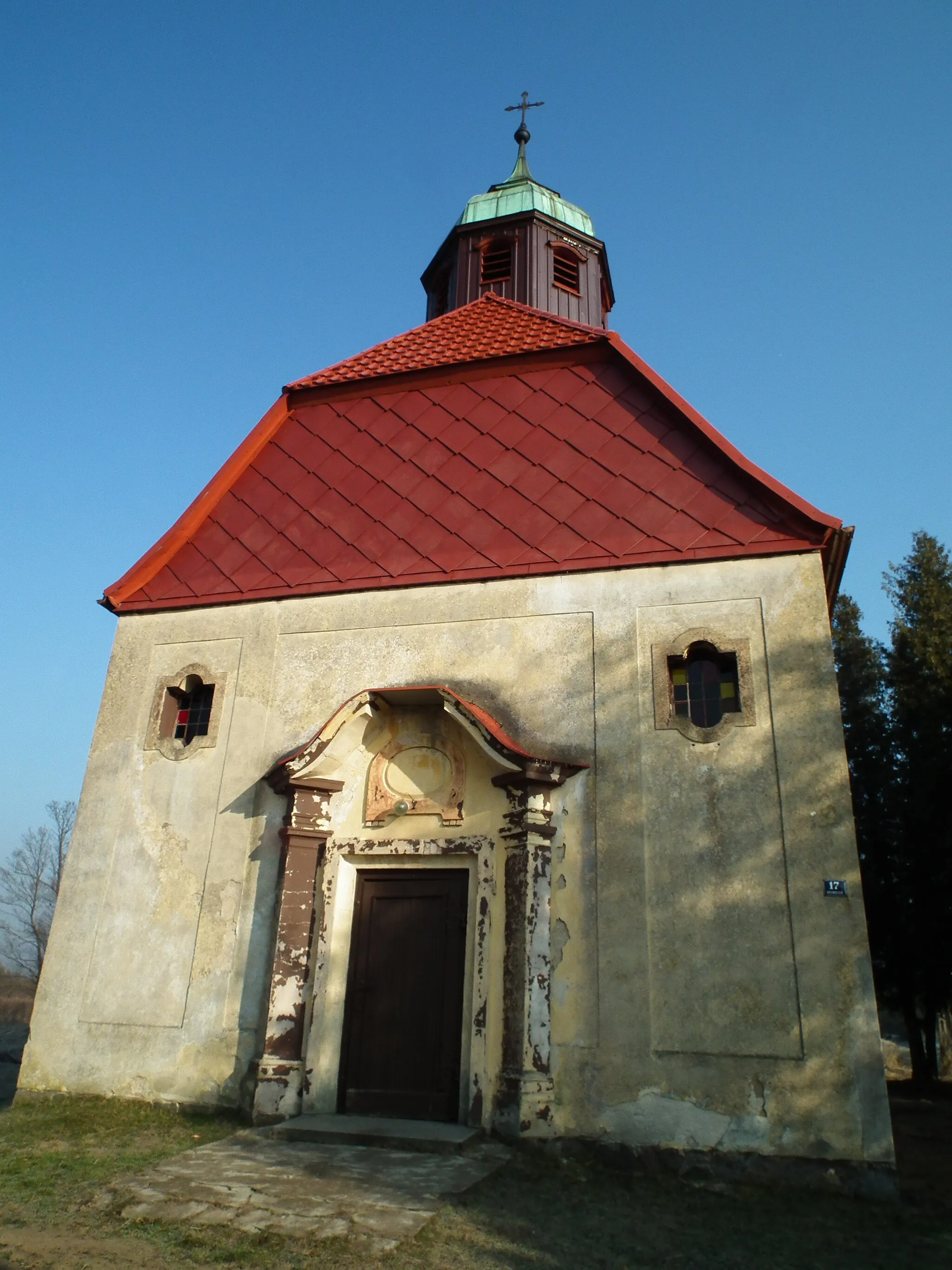 Photo showing: Kościół pomennonicki w Głęboczku (św. Barbary).