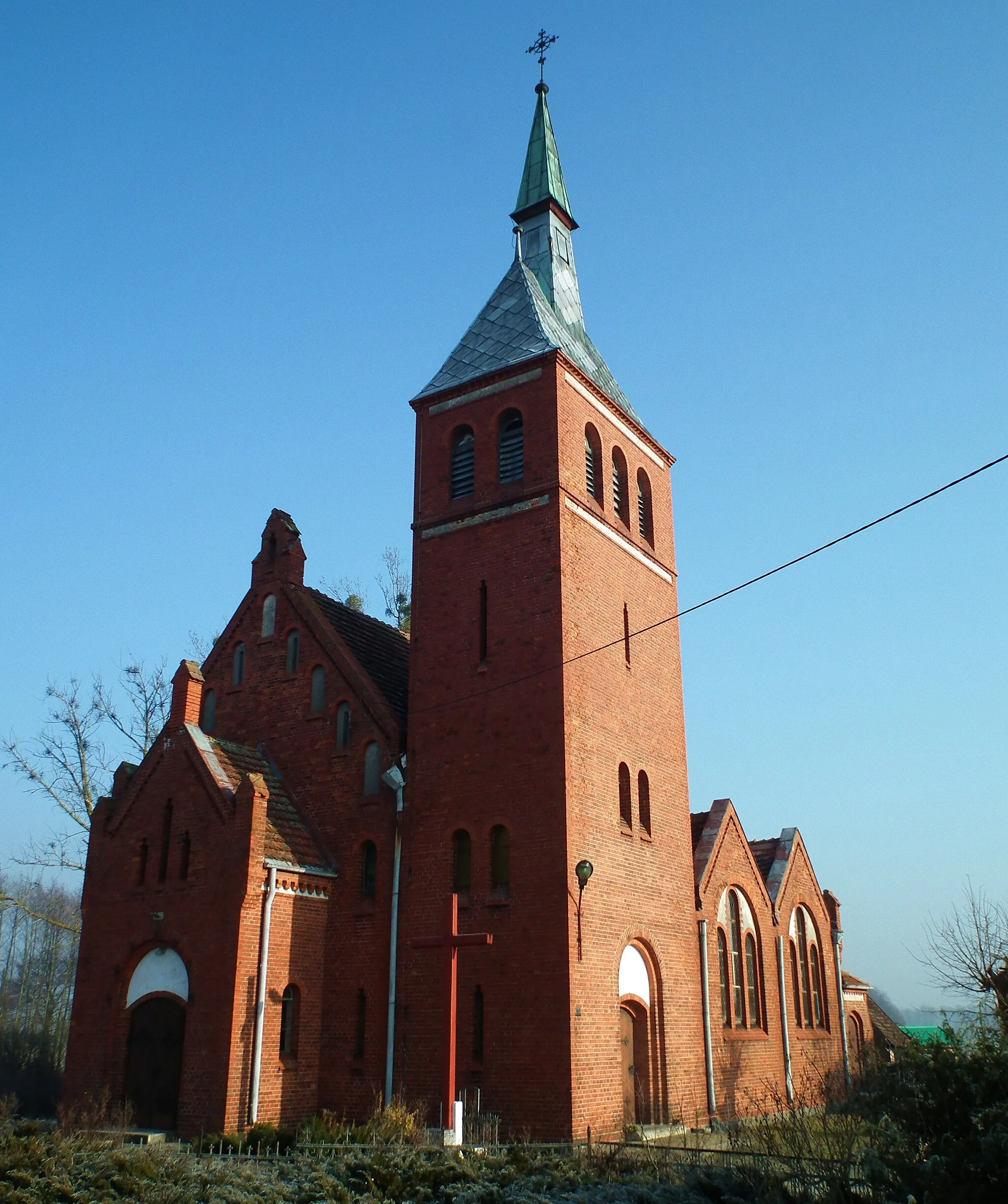 Photo showing: Kościół Narodzenia NMP w Łącznicy pod Drezdenkiem.