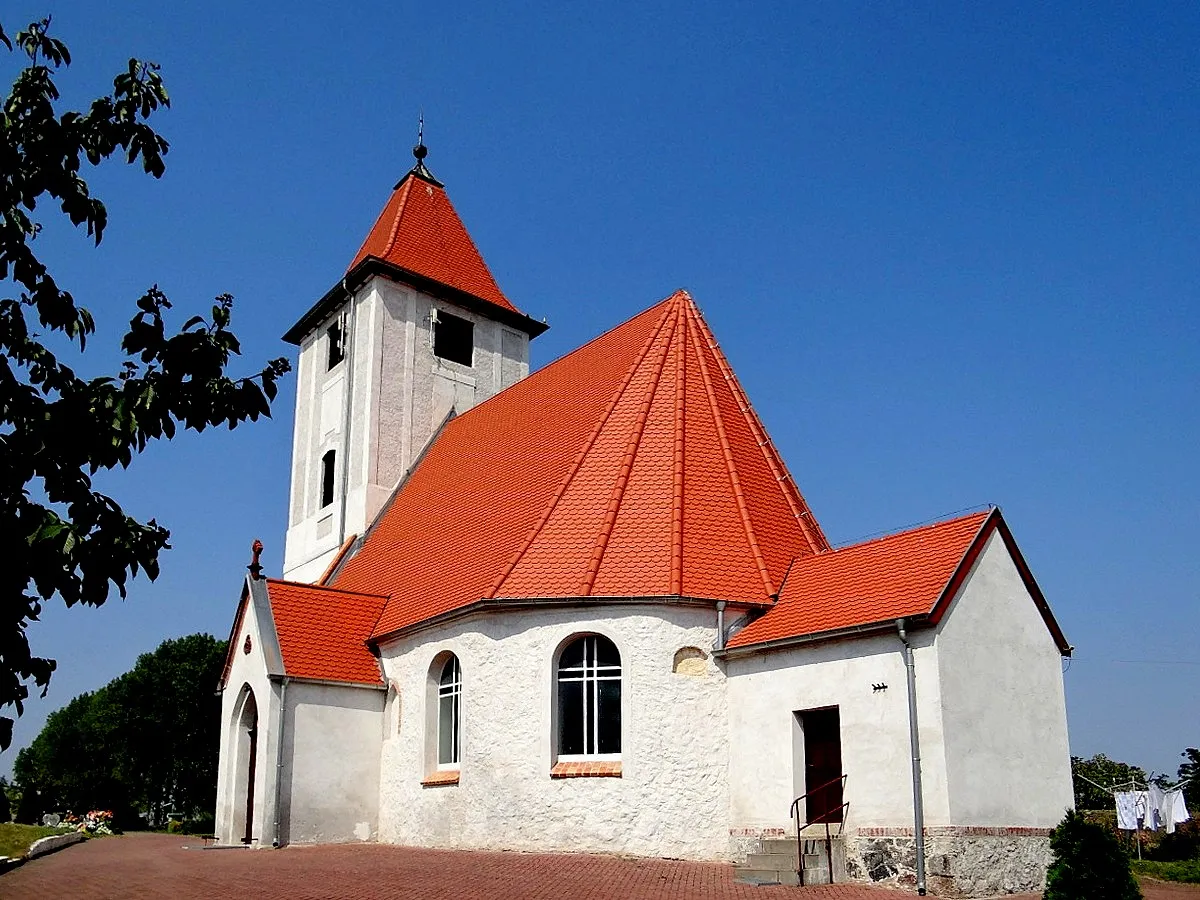 Photo showing: Laski Lubuskie. Kościół Narodzenia NMP XV w.