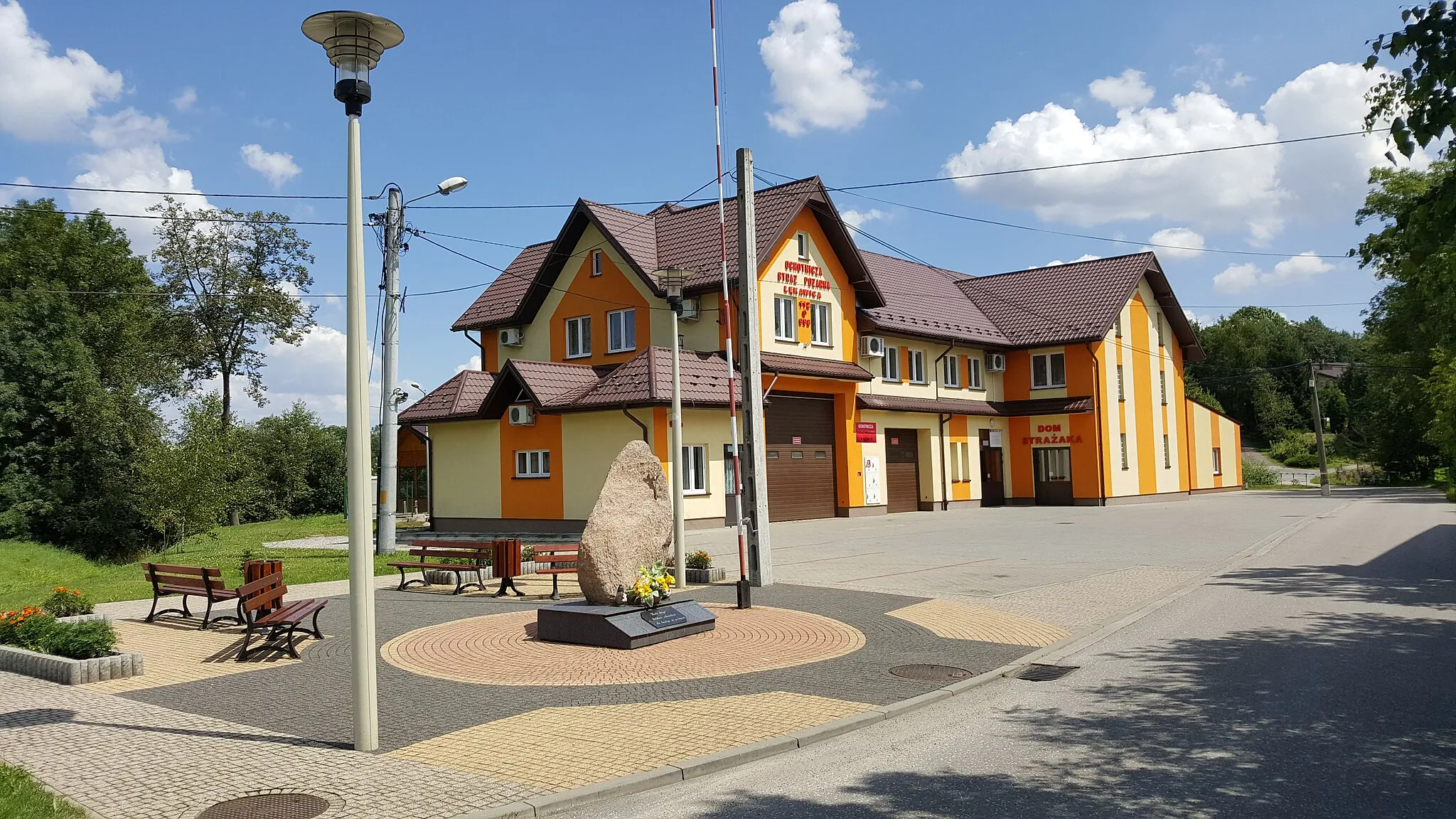 Photo showing: Łękawica - Dom Strażaka