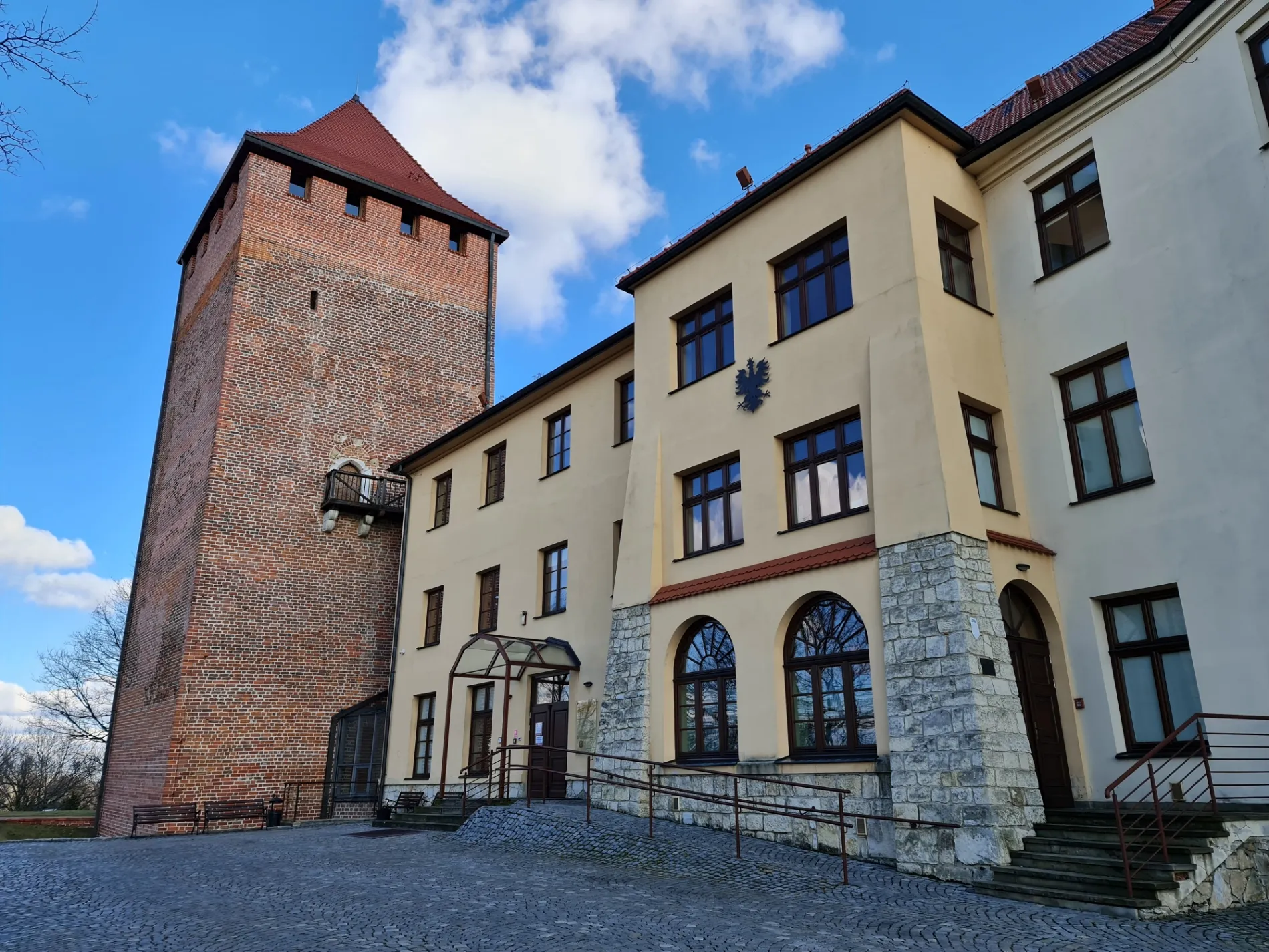 Photo showing: Oświęcim Castle in Oświęcim, Lesser Poland Voivodeship, Poland, February 2022