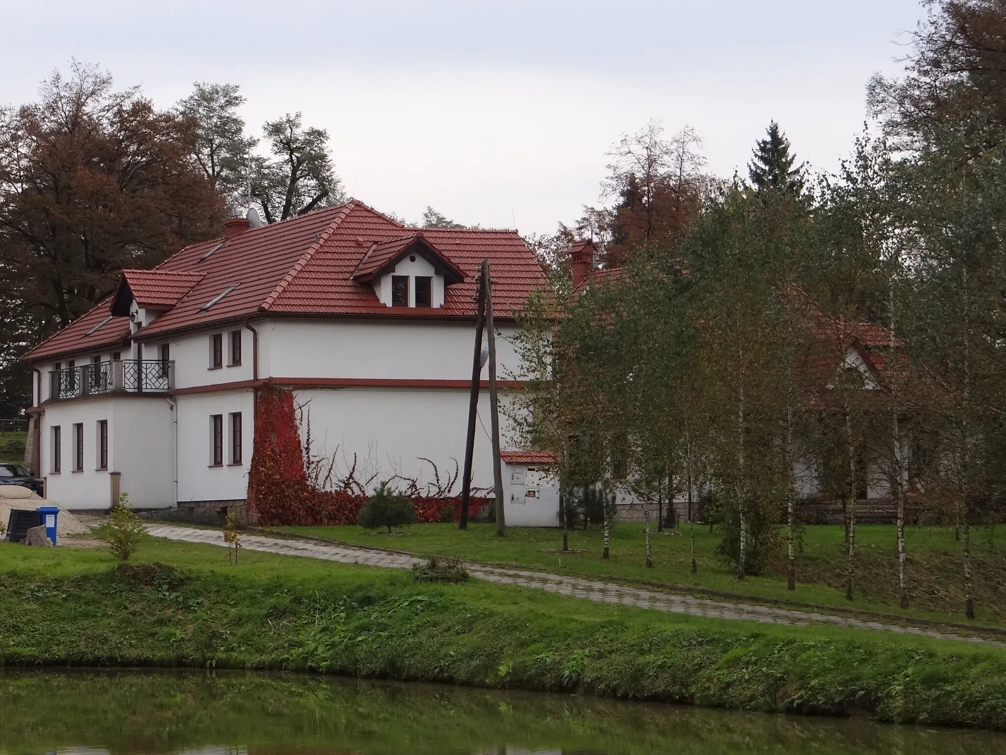 Photo showing: Dawny dwór w Nieprześni