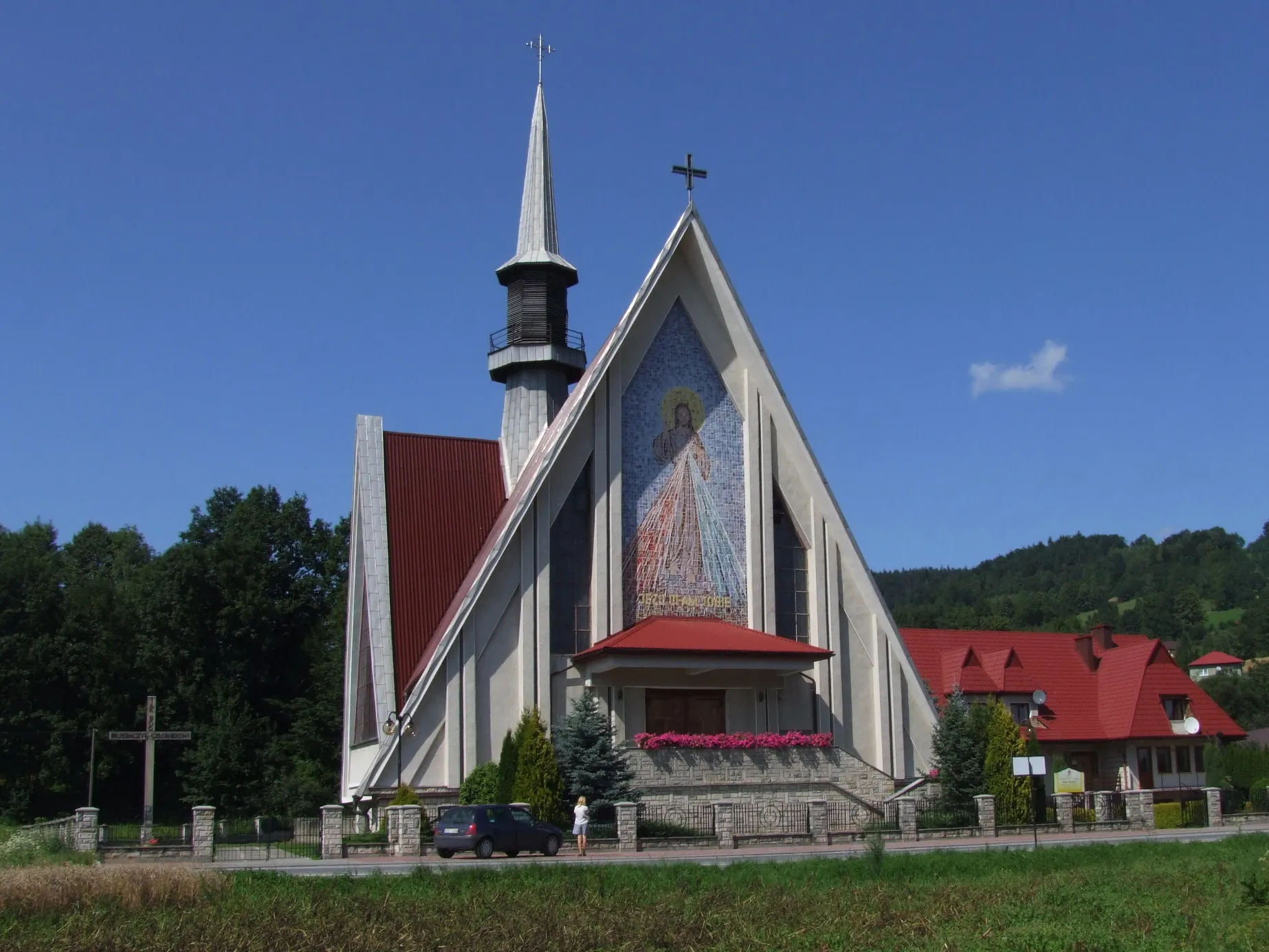 Photo showing: Podłopień. Kościół.