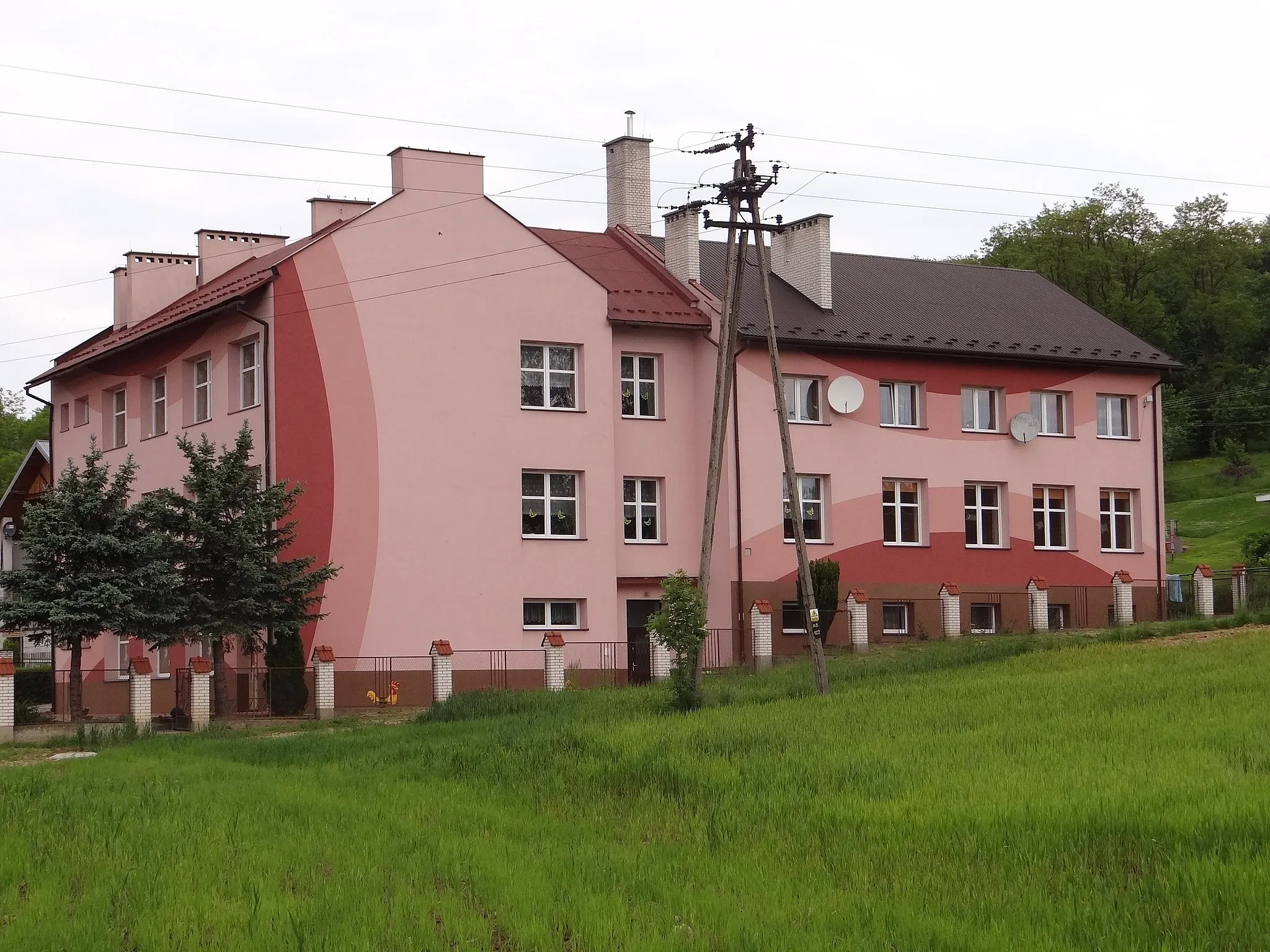 Photo showing: Zespół szkół w Sędziszowej
