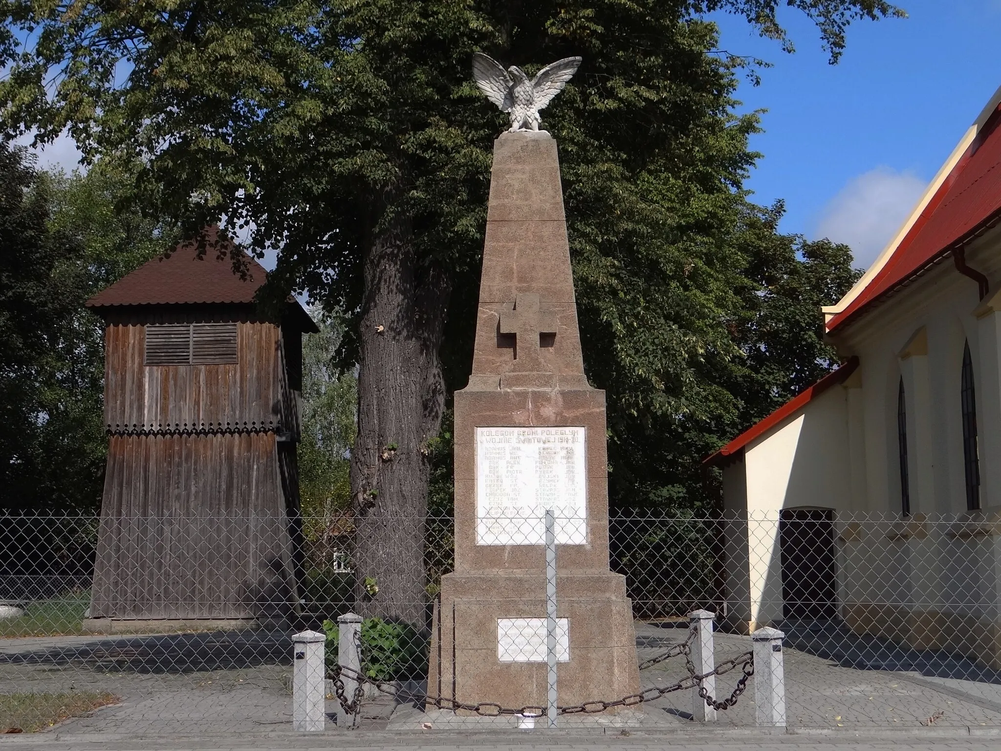 Photo showing: Pomnik ofiar I wojny światowej w Łętowicach