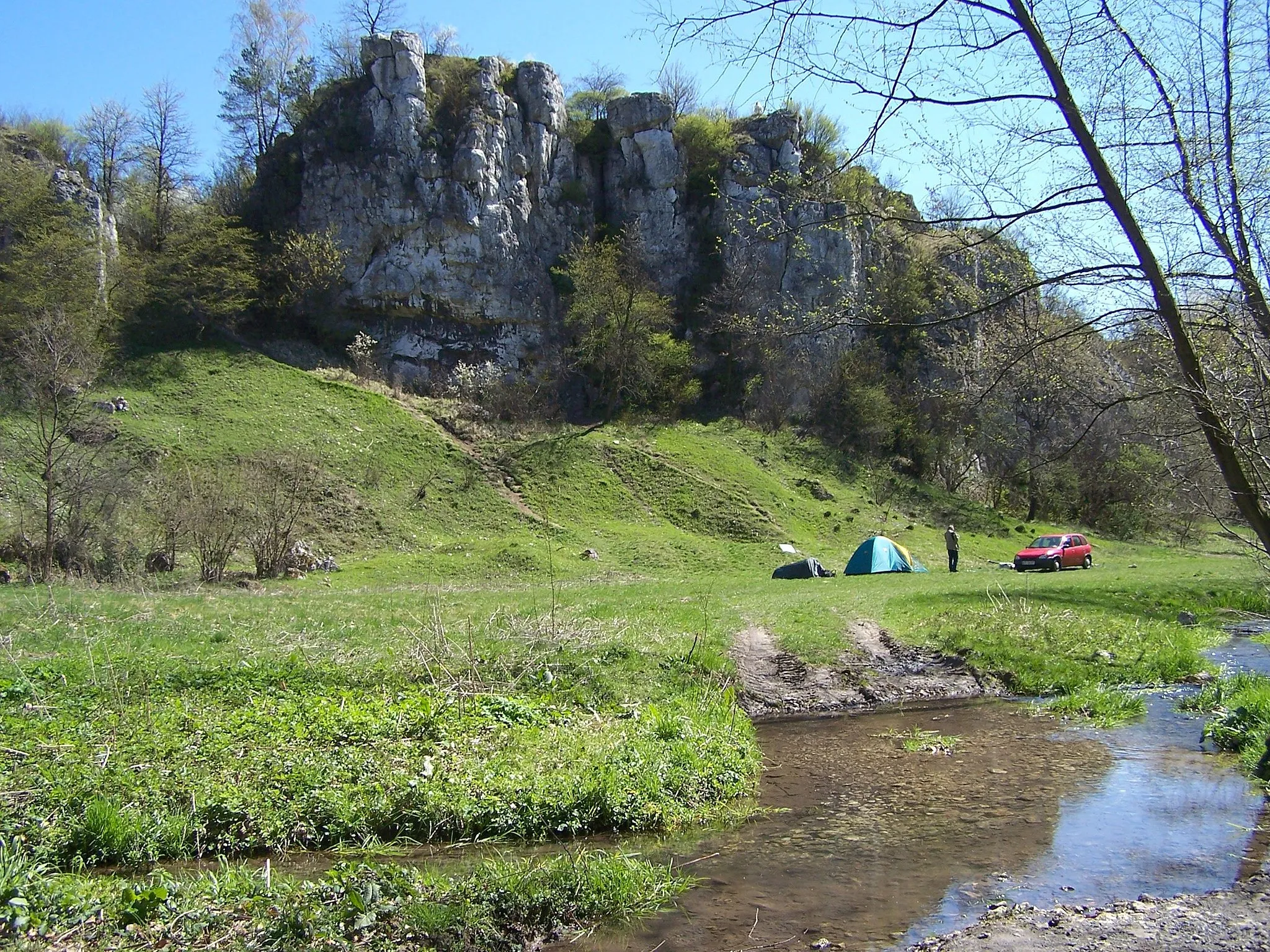 Photo showing: Dolina Kluczwody (Zamkowa Skała)