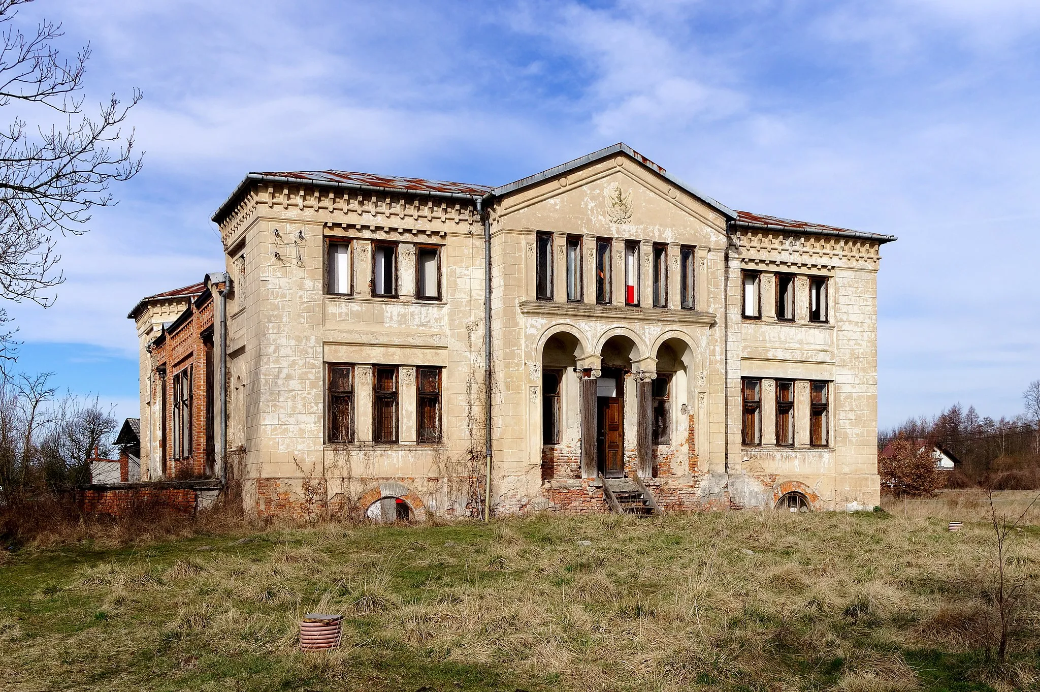 Photo showing: Manor house in Zaborów