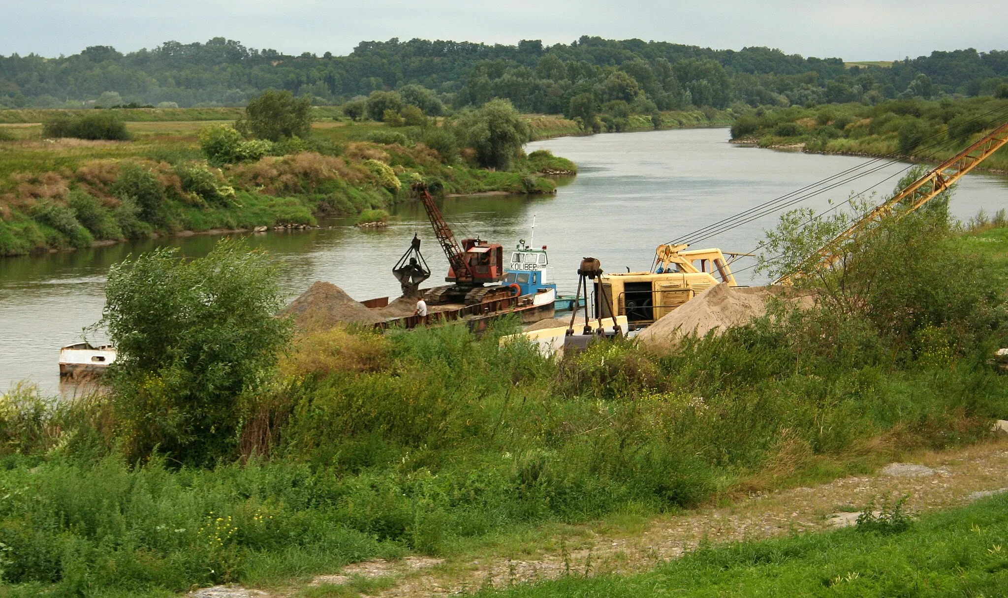 Photo showing: The Wisła river
