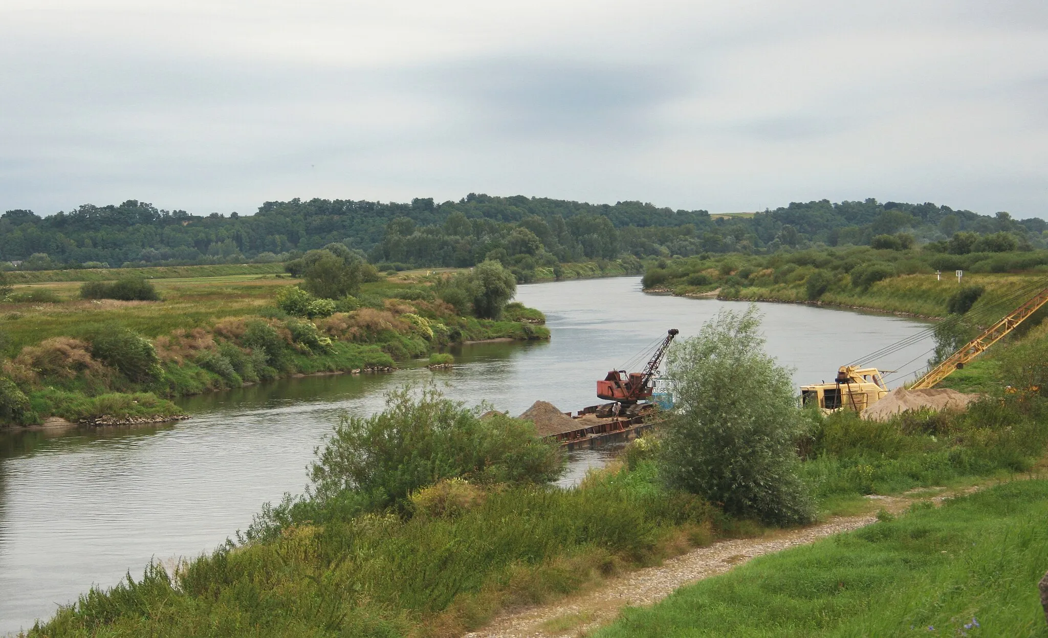 Photo showing: The Wisła river