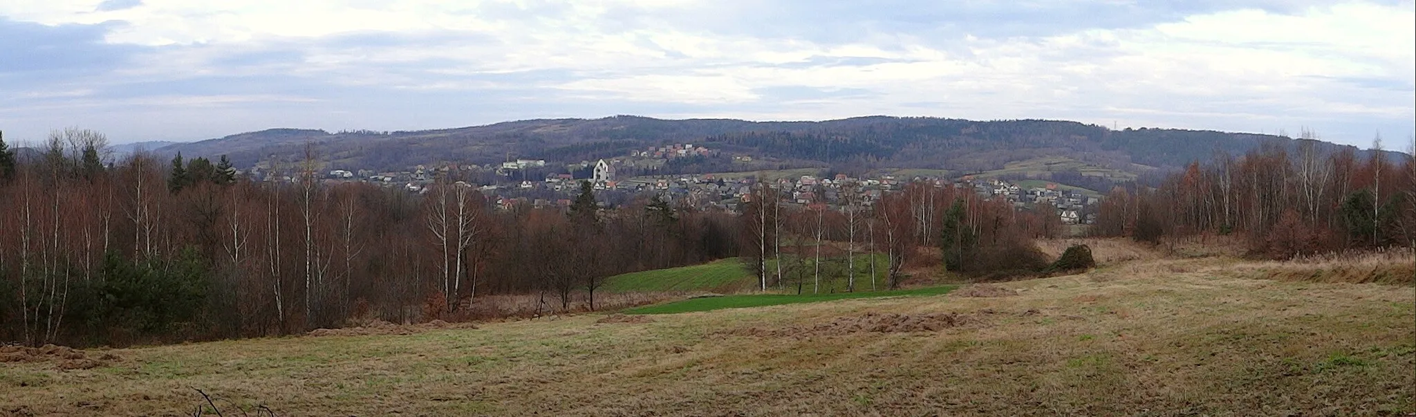 Photo showing: Pasmo Bukowca i miejscowość Rudnik