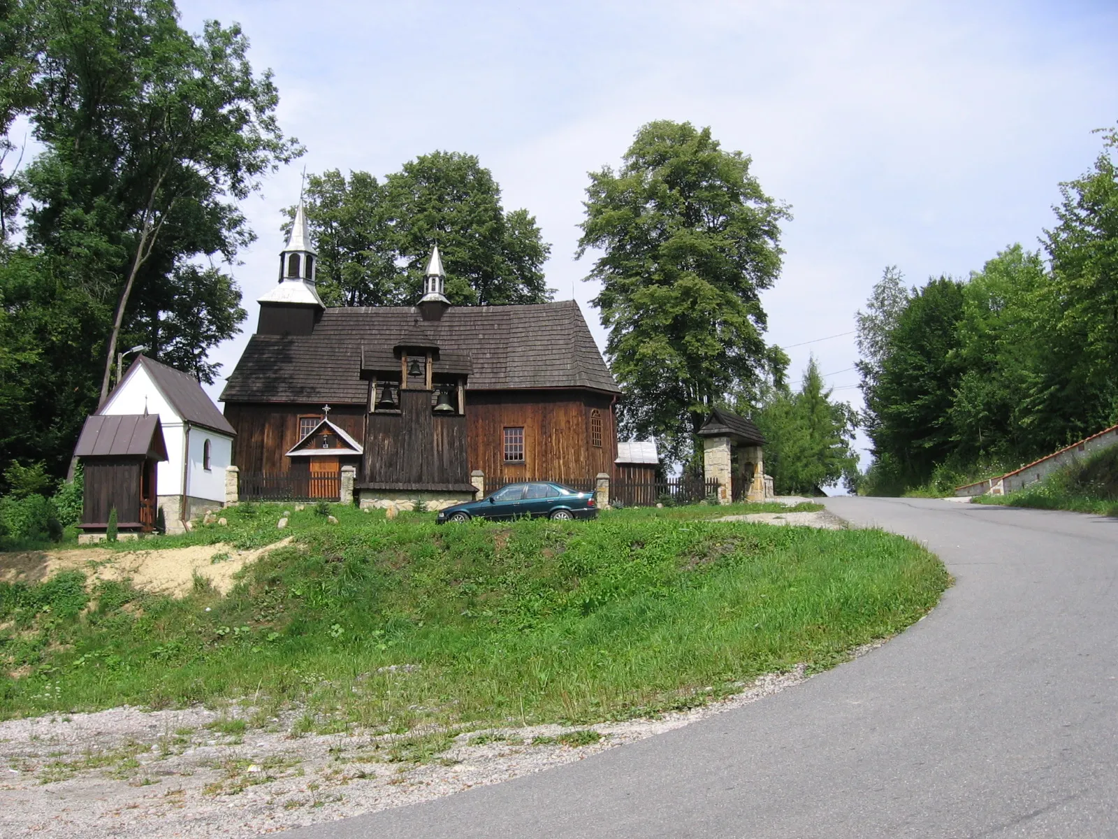 Photo showing: Chronów, zabytkowy kościół