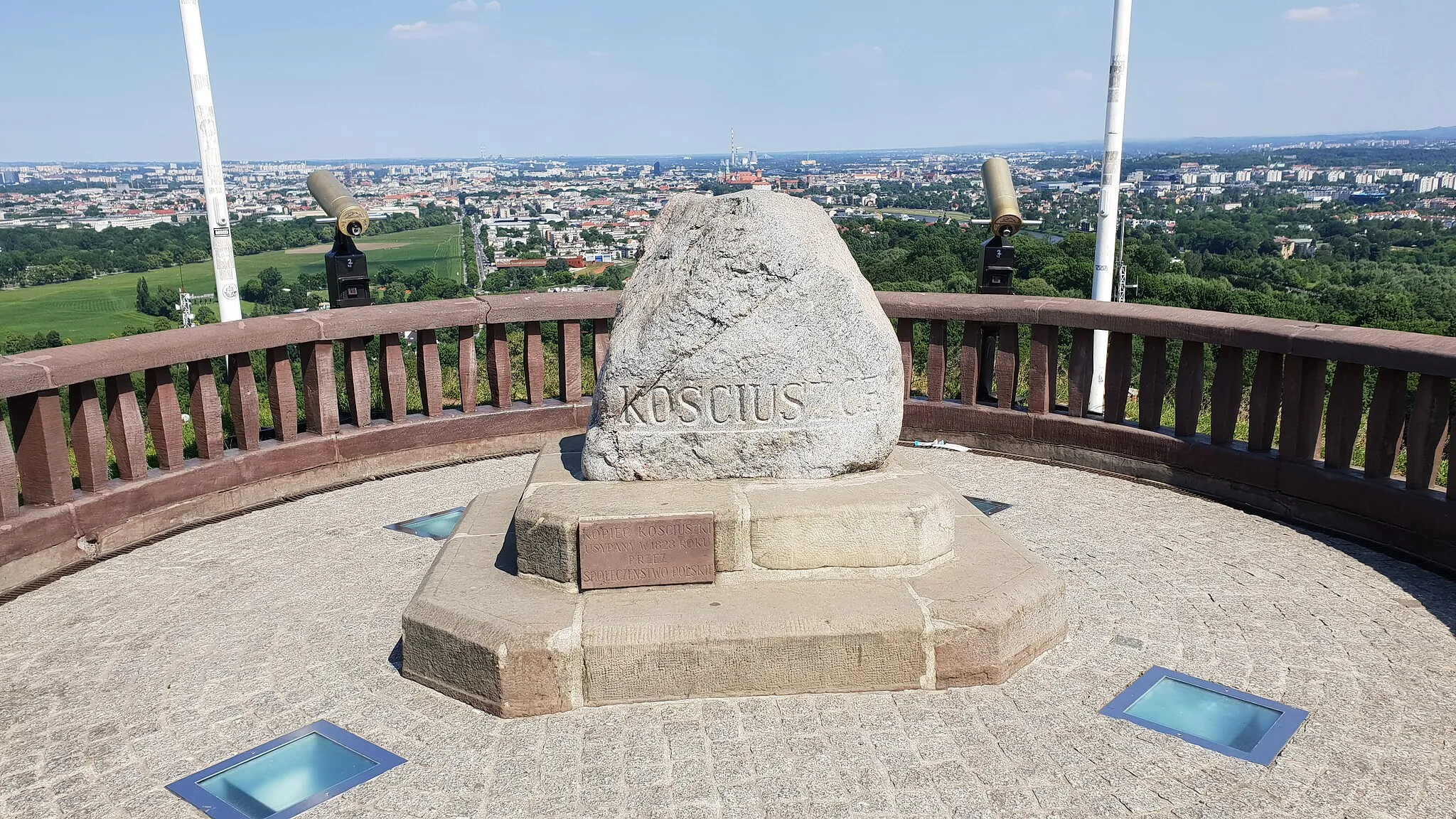 Photo showing: Top of Kosciuszko Mound
