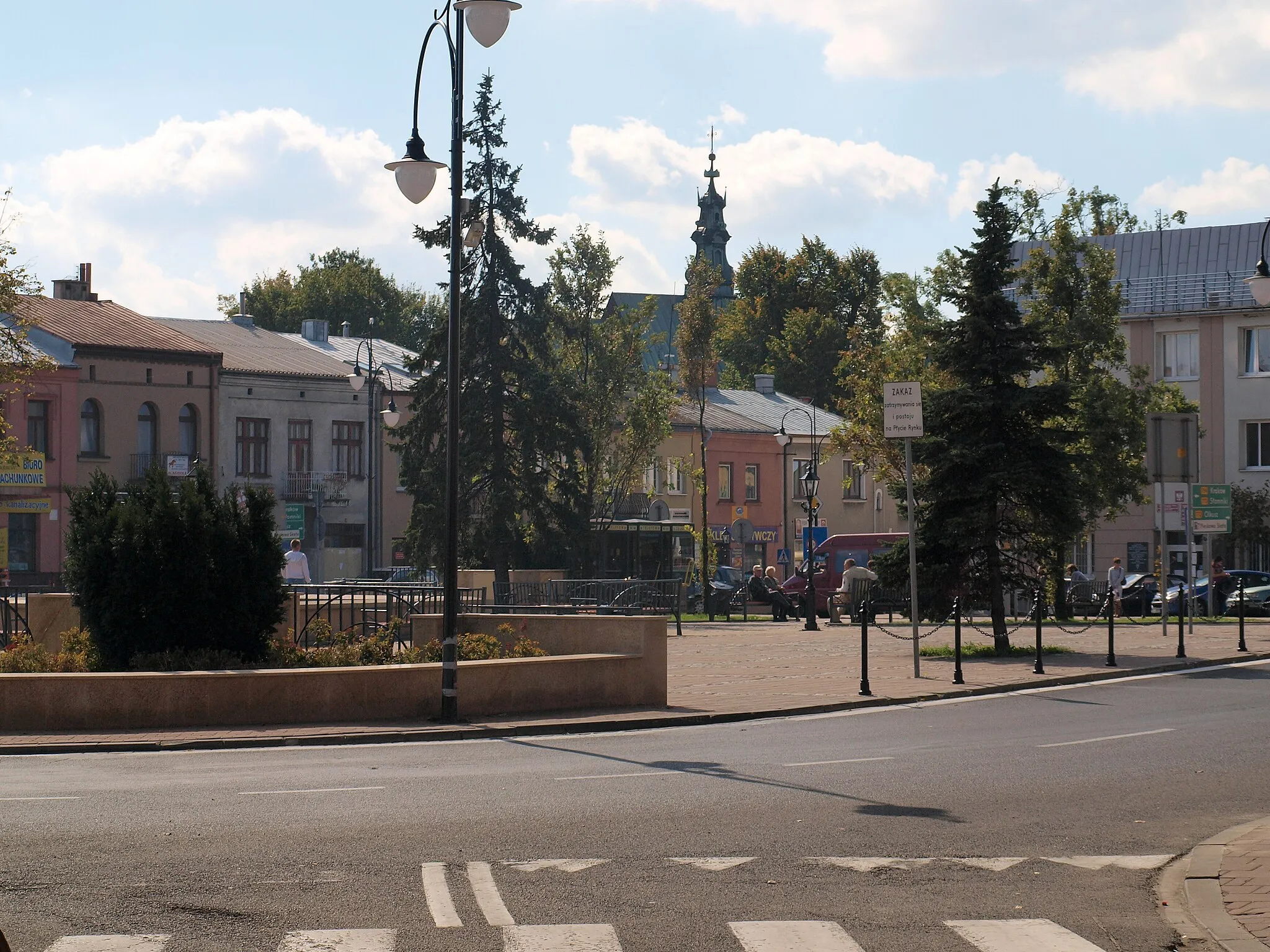 Photo showing: Skała, Province małopolskie, Kraków County - Market square