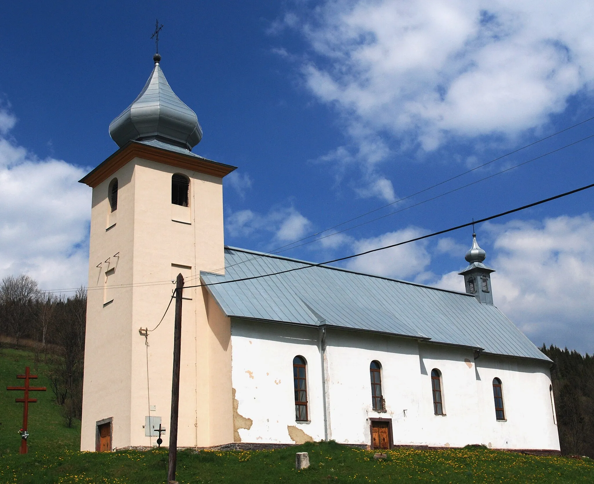 Photo showing: Church in Osturňa, Slovakia