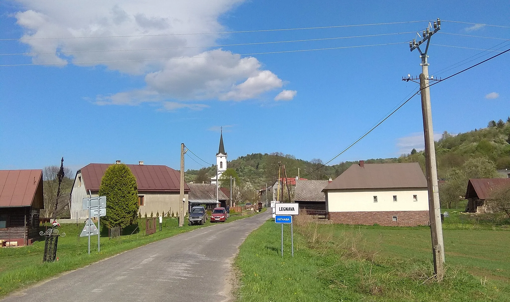 Photo showing: View of village Legnava in Slovakia
