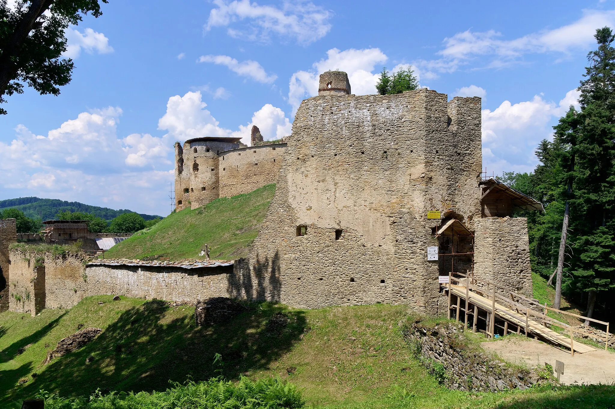 Photo showing: Zborov Castle