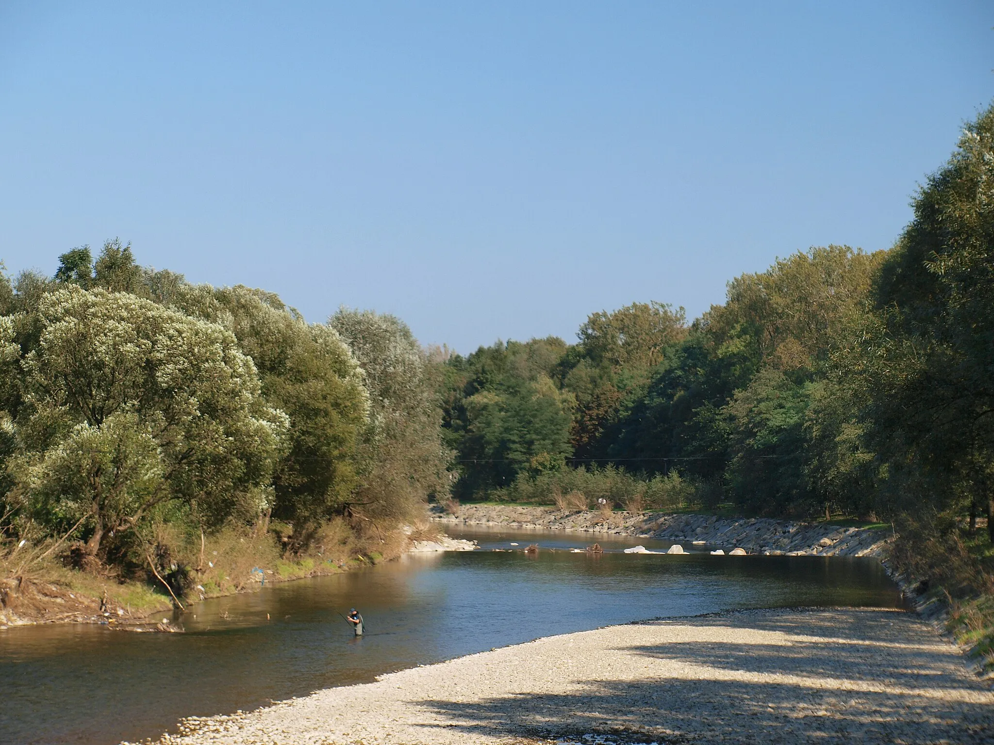 Photo showing: Raba in Myślenice